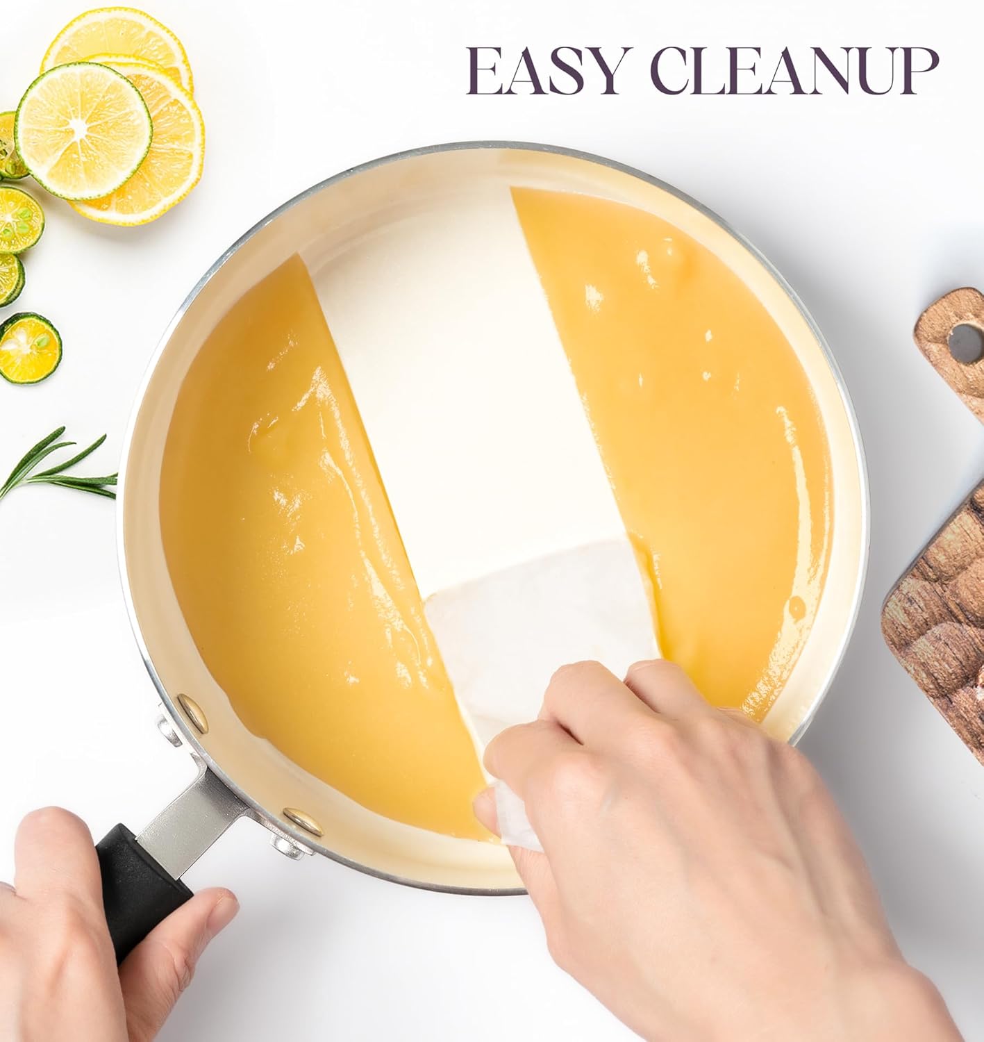 MICHELANGELO Nonstick Sauce Pan with Lid, Ceramic Saucepan Set, Non Toxic Small Saucepans Sets with Stay-Cool Handle, Induction Pots For Cooking, PTFE & PFOA Free - 1Qt & 2Qt & 3Qt, Purple