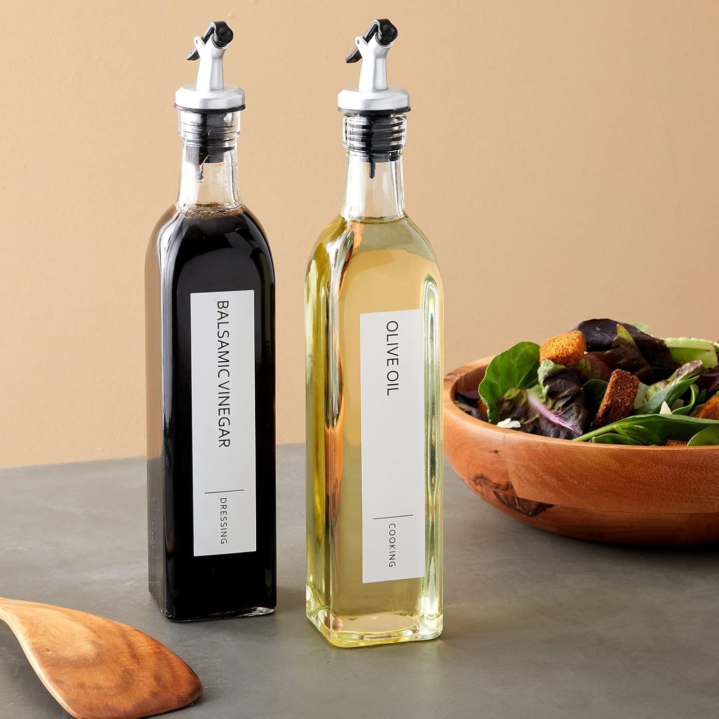 Talented Kitchen 157 Minimalist Style Fridge and Pantry Labels for Containers - Preprinted Kitchen and Refrigerator Organization Stickers for Jars, Food Containers (Black Print on White Matte Backing)