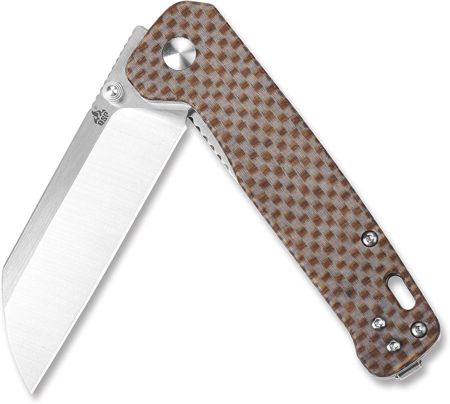 QSP Penguin Folding Knife – Rugged D2 Blade – Premium Micarta Handle – Smooth One-Hand Open – Deep Carry Clip – Left/Right-Handed Friendly – Perfect for EDC and Outdoor Adventures