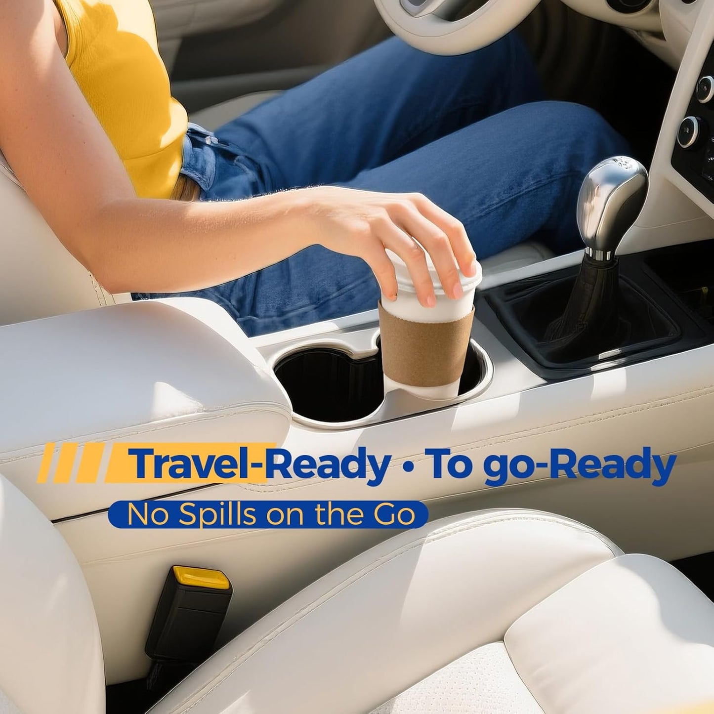 Fit Meal Prep 50 Pack 20 oz Disposable Coffee Cups with Lids, Sleeves, Leak-Proof To Go Coffee Cups with Lids, Durable Hot Paper Cups for Home, Office, Party, Business