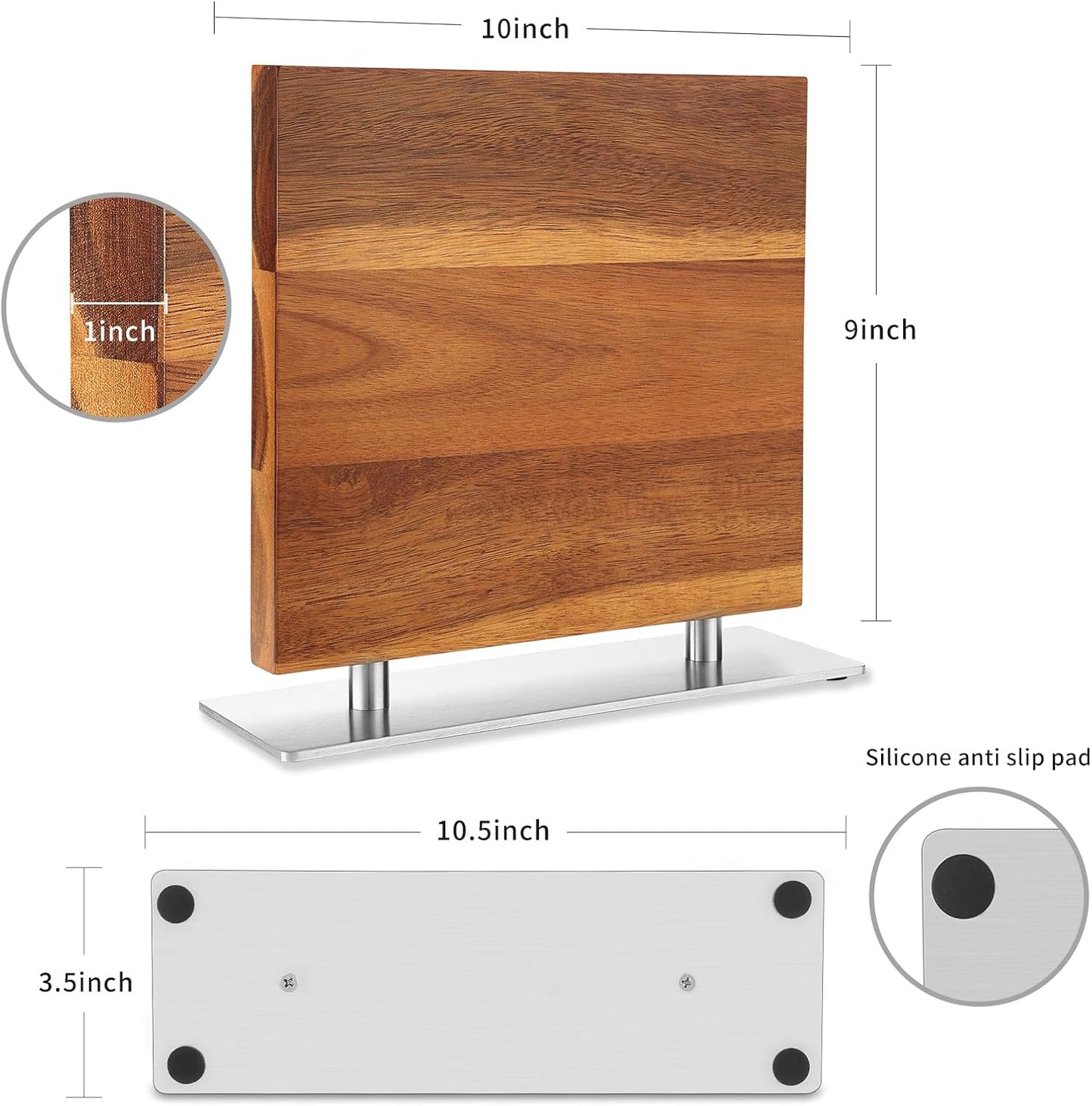 Magnetic Knife Strips without Knives -Kitchen Multifunctional Storage Knife Holder -Magnetic Knife Holder - Magnetic Knife Stand-Cutlery Large Organizer