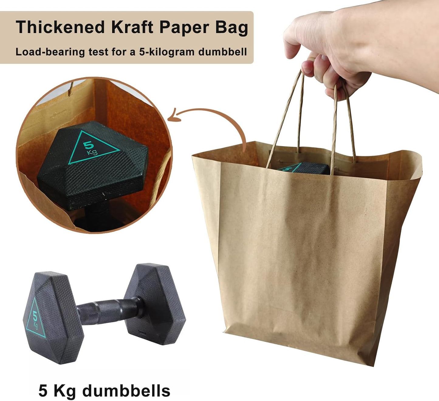 Take-Out Paper Bags and Four Drink Paper Trays 25 Pack, Four Cup Carrier Tray Coffee Cup Holder Disposable Cup Holder Tray,Brown Baper Bags with Handles Bulk (Four-Cup Size)