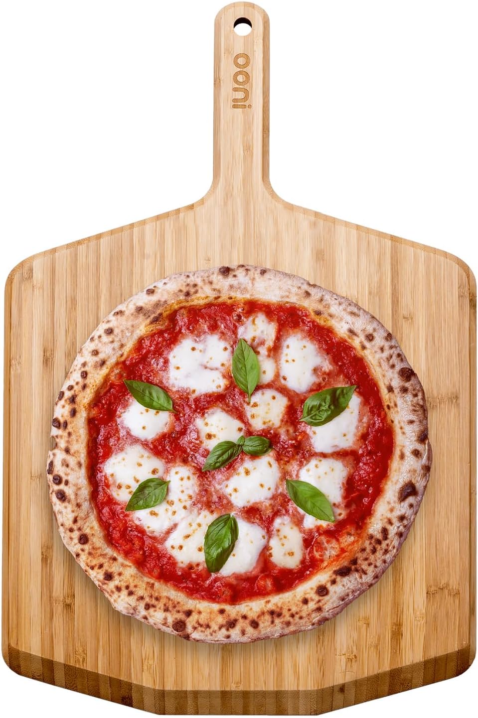 ooni 16” Bamboo Pizza Peel – Wooden Pizza Peel 16 Inch, Pizza Spatula Paddle, Pizza Cutting Board, Wood Pizza Turning Peel, Pizza Oven Accessories, Pizza Tools, Pizza Peel Wood, Pizza Board