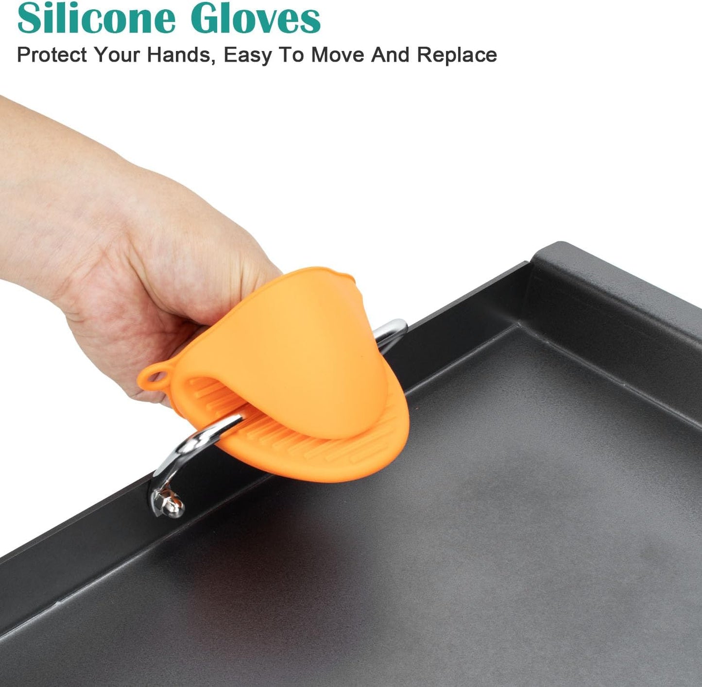 Full-Size Griddle Inserts for Nexgrill Home Depot 6 Burner, Flat Top Griddle for Nexgrill 720-0896 720-0896B 720-0896E 720-0896C 720-0898 720-0898A 720-0896BK 720-0896CP Grills