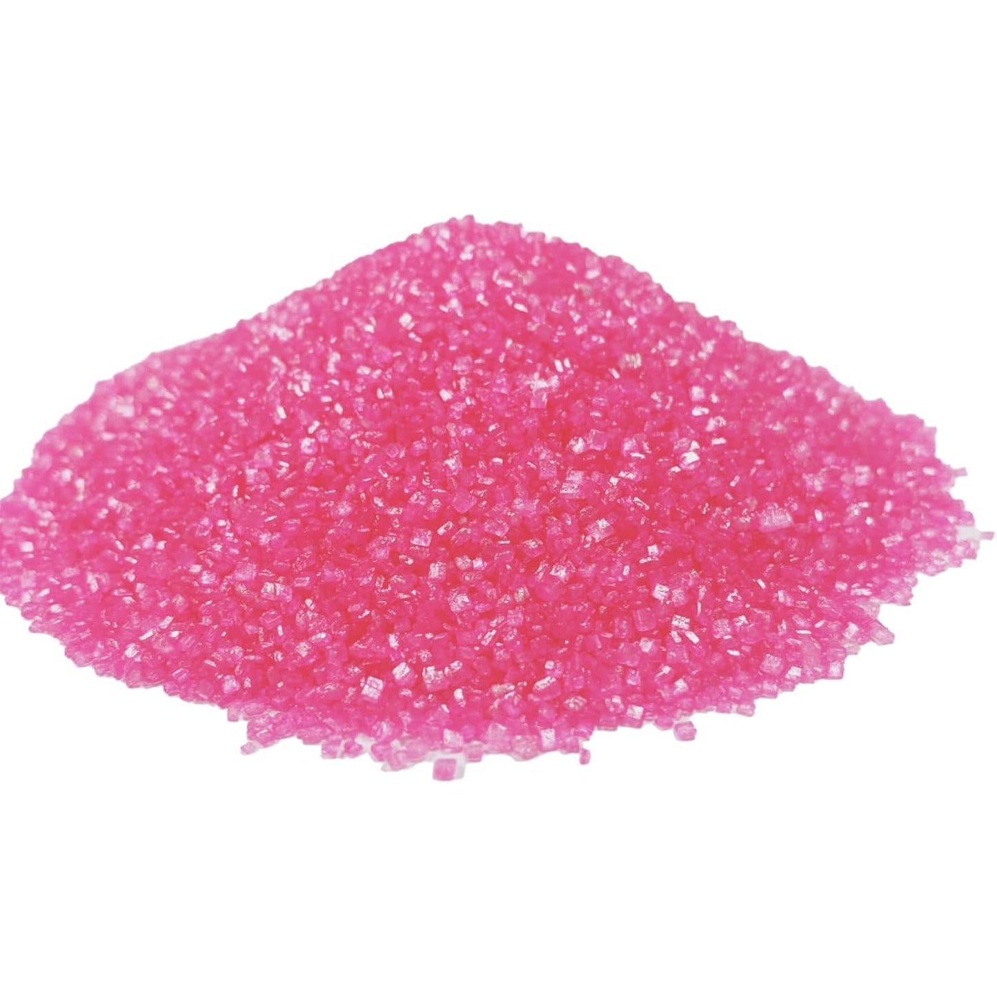 Sentovac Hot Pink Sanding Sugar for Baking Edible Sparkling Sugar Sprinkles Coarse Sugar Crystals for Baking Topping Cake Cookie Cupcake Topper Ice Cream Decoration Supplies 3.2 OZ