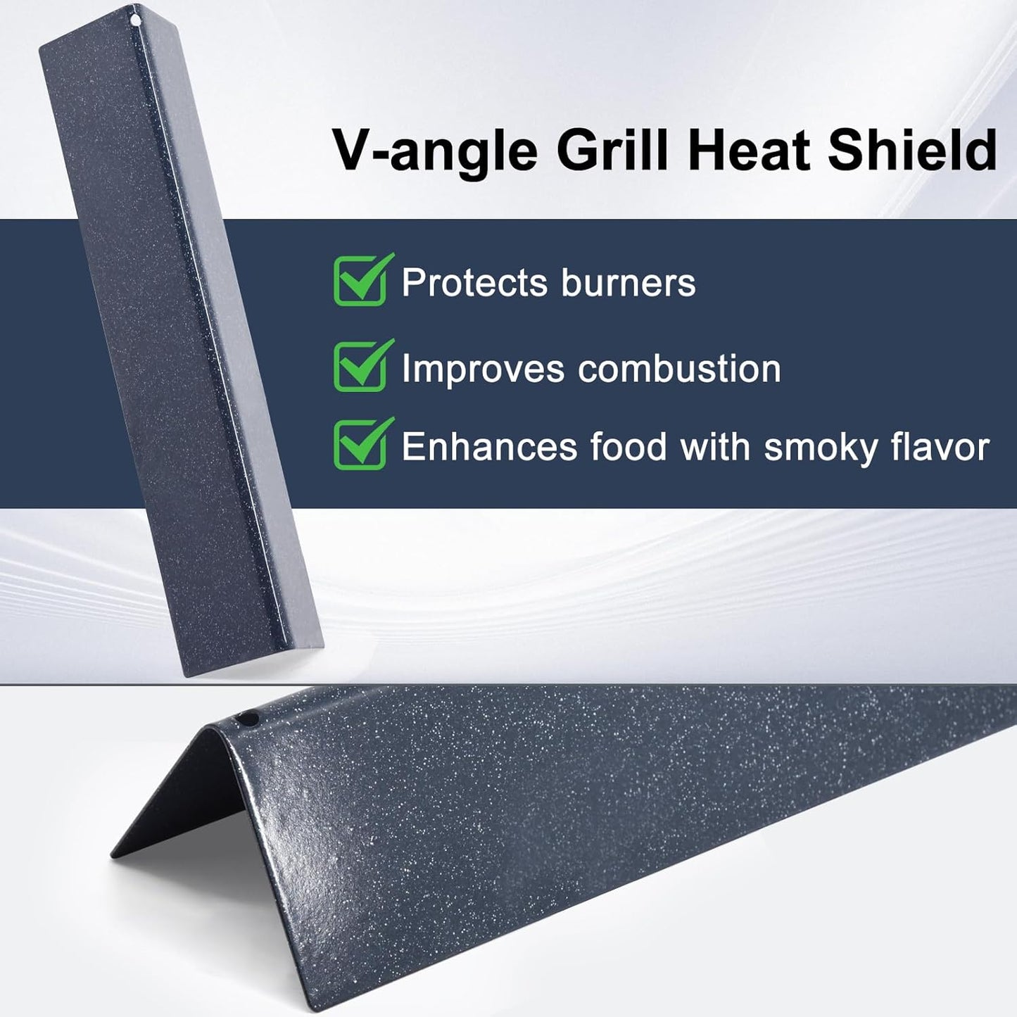 Criditpid Grill Replacement Parts for Weber Spirit I/II 200 with Front Control, 7635 Flavorizer Bars, 69785 Grill Burner Tubes & 7637 Grid Grates Kit for Weber Spirit E210, E220, S210, S220 Grills.