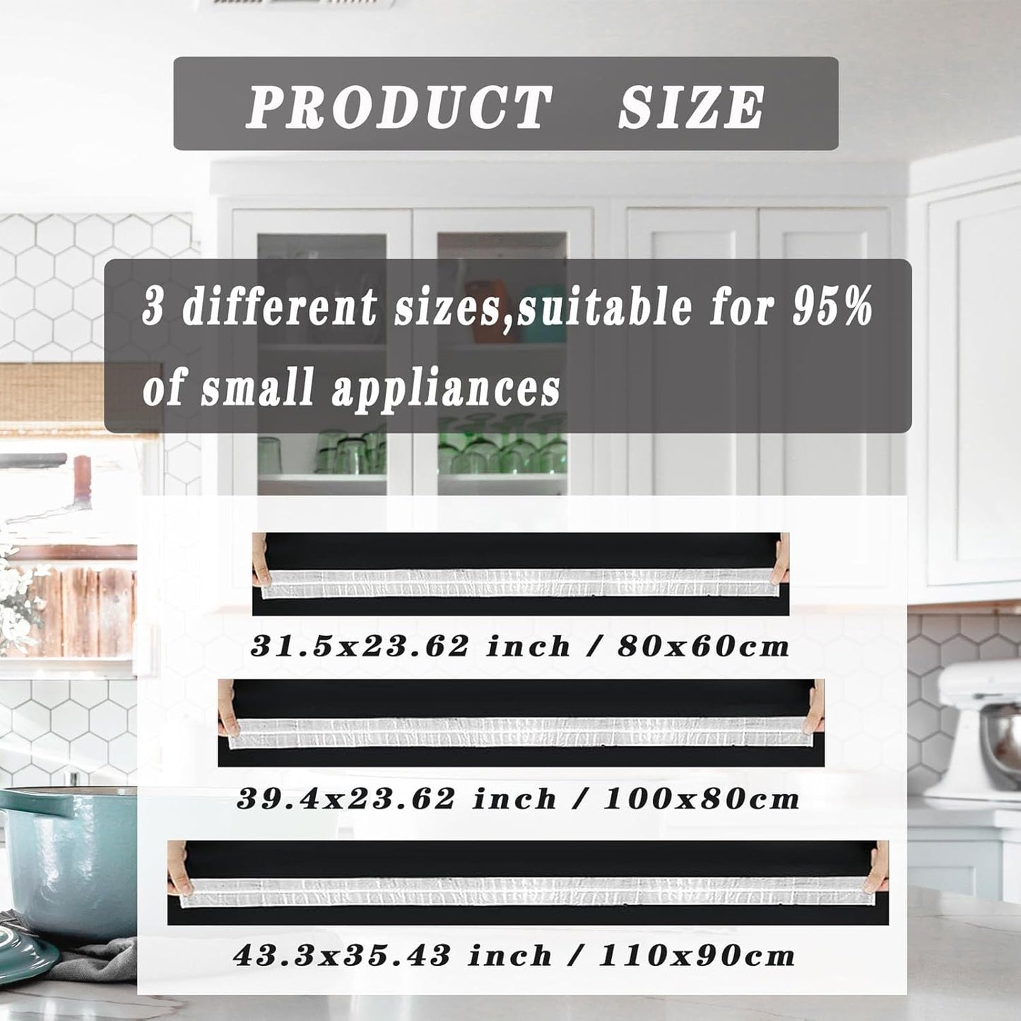 STAYWILD 30 PCS Kitchen Small Appliance Dust Covers,Disposable Thickened Plastic Cover for Air Fryer,Blender,Coffee Maker,Pressure Cooker & Slow Cooker