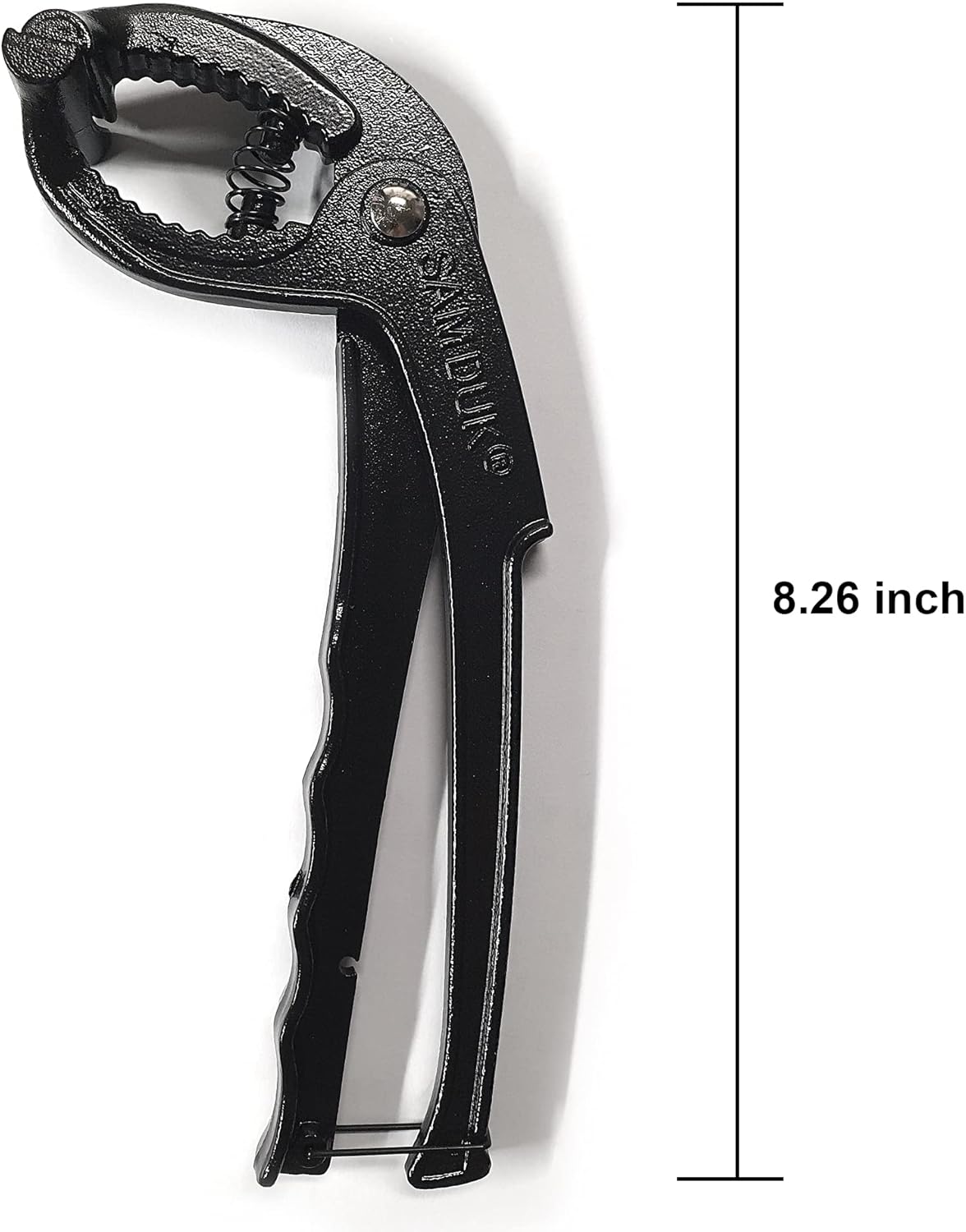 LENITH Aluminum Hot Pot Tongs Holder For Korean Stone Ceramic Bibimbap Bowl, Dolsot, Ddukbaegi, Sizzling Hot Pot (BLACK)