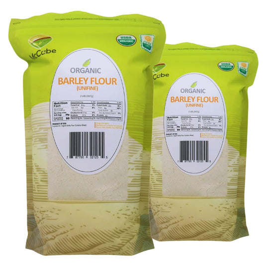 McCabe Organic Barley Flour - Barley Flour for Cooking and Baking | Rich in Fiber | USDA and CCOF Certified | Product of USA | 2 lbs (32 Oz) Pack of 2
