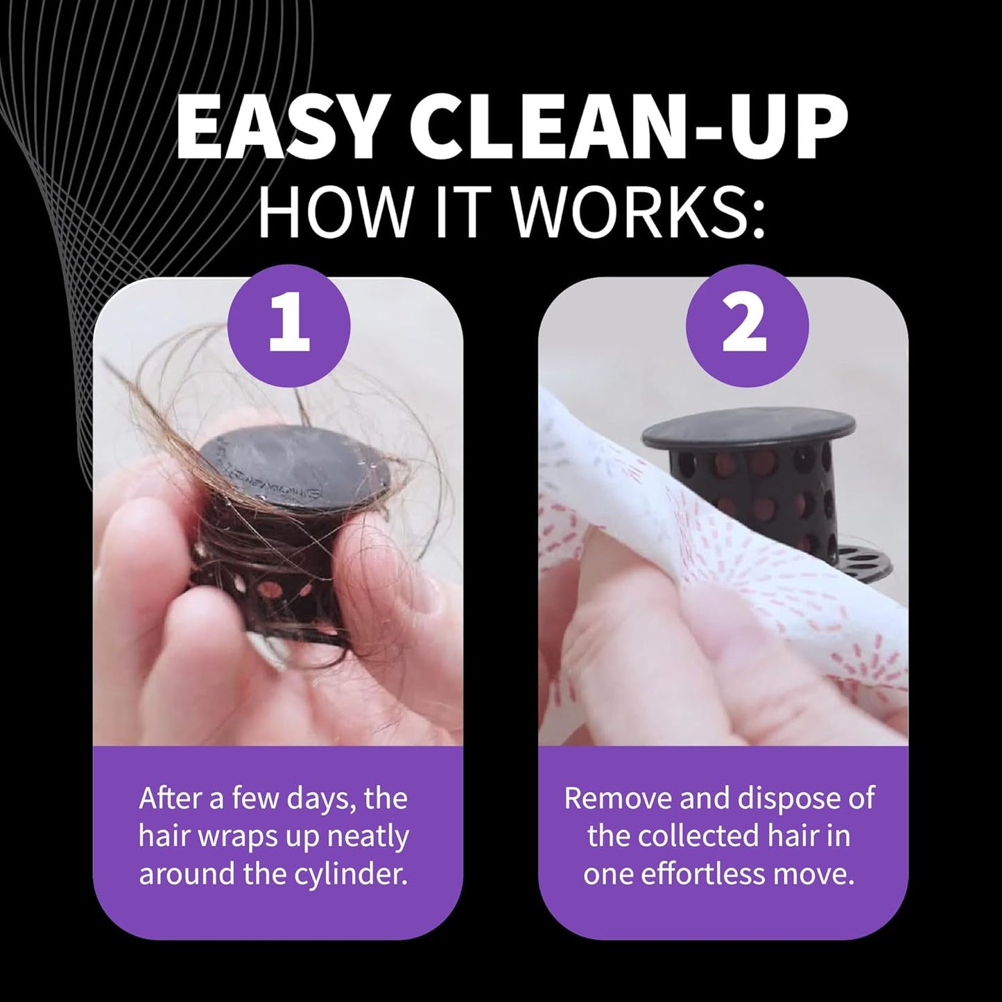 ShowerShroom SHSULT755 Ultra Revolutionary Shower Hair Catcher Drain Protector, No Size, Stainless