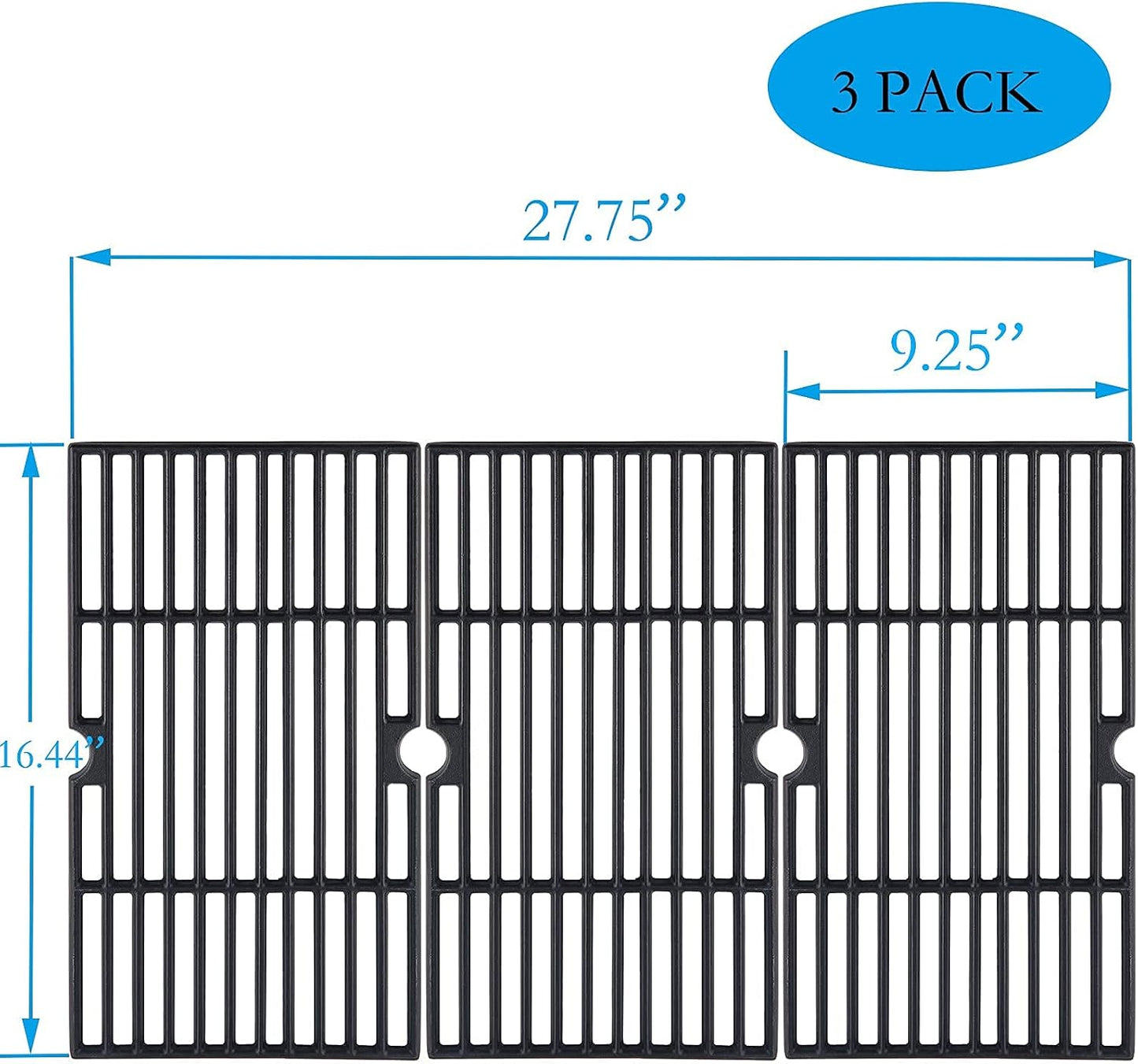 Charbrofire DGF493BNP Grates Grill Replacement Parts for Dyna Glo Grill Grates DGF493PNP-D DGB495SDP-D Dynaglo DGH474CRP 70-01-273 Kenmore Grill Grates 146.23678310 Backyard Grill Parts GBC1134W