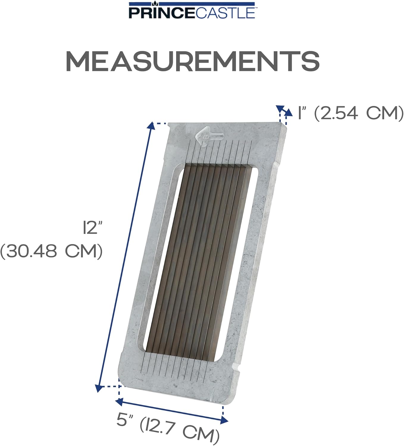 Prince Castle 1/4" Blade Cartridge for 943-BK High Yield Tomato Saber, 11 Blades-Blade Replacement Cutter Blade for Cutting and Chopping Tomatoes, Fruits and More in Commercial Kitchens, Restaurants