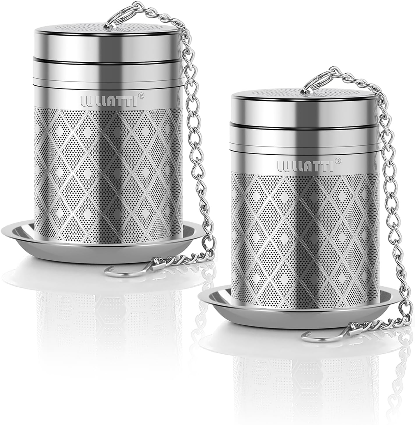 Tea Infusers for Loose Tea, 18/8 Stainless Steel Tea Strainer Set, Extra Fine Mesh Tea Steeper for Brew Tea, Spices & Seasoning