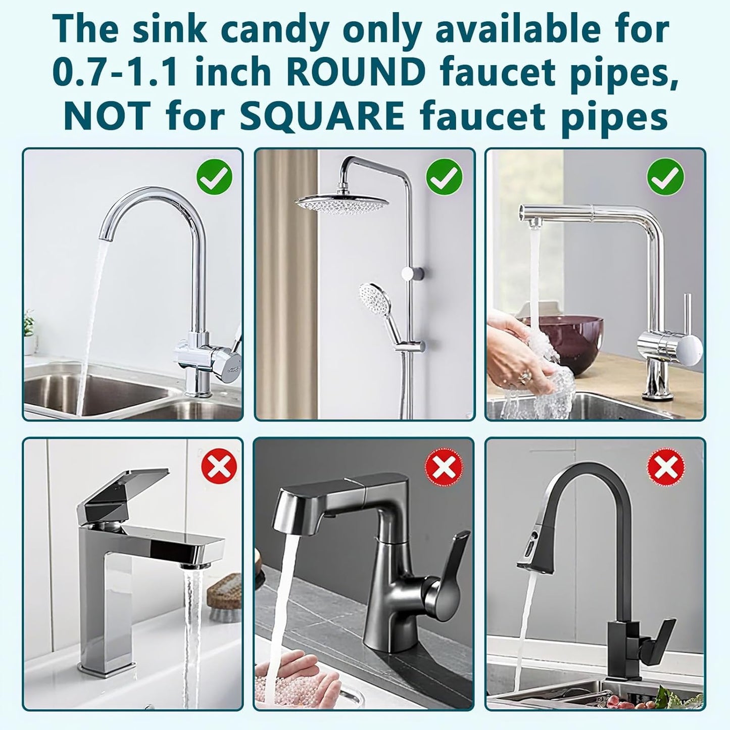 Sink Faucet Organizer Sponge Holder, Over Faucet Sink for 0.7-1.1" Round Water Pipe, Rustproof Caddy Rack, Adjustable Storage Shelf for Kitchen, Bathroom (Right Silver)