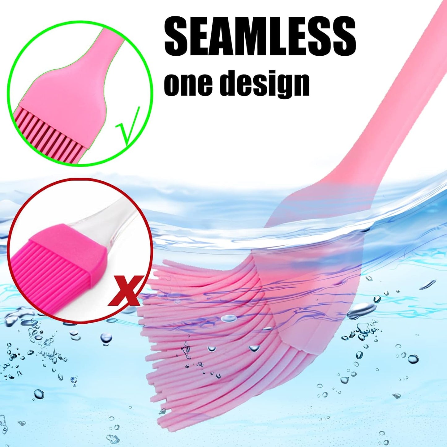 Turkey Baster for Cooking, Stainless Steel Turkey Baster Syringe, Red