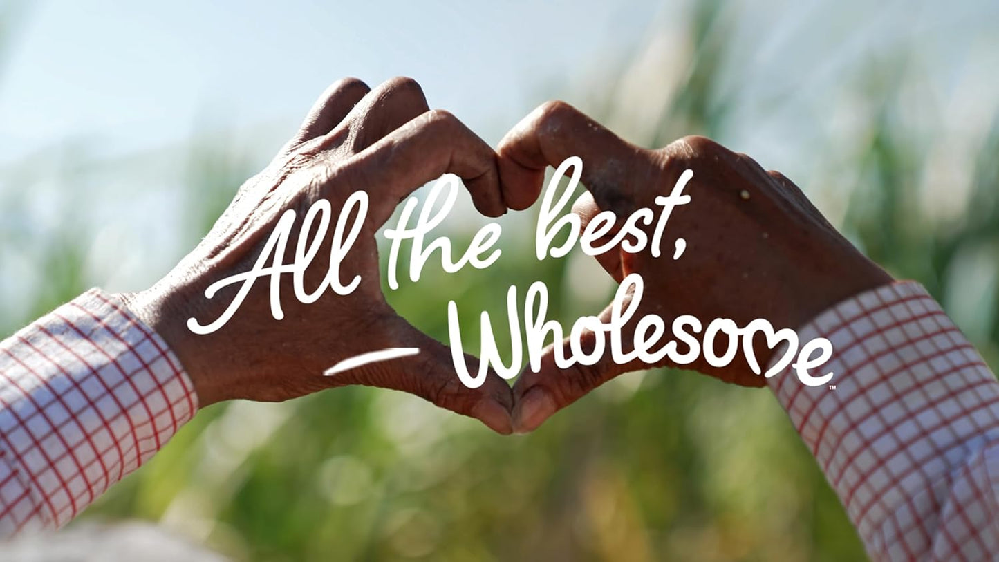 Wholesome Sweeteners 24-Ounce Organic Light Brown Sugar, Fair Trade, Non GMO, Gluten Free & Vegan, Sugar for Baking and Glazing, 1 Pack