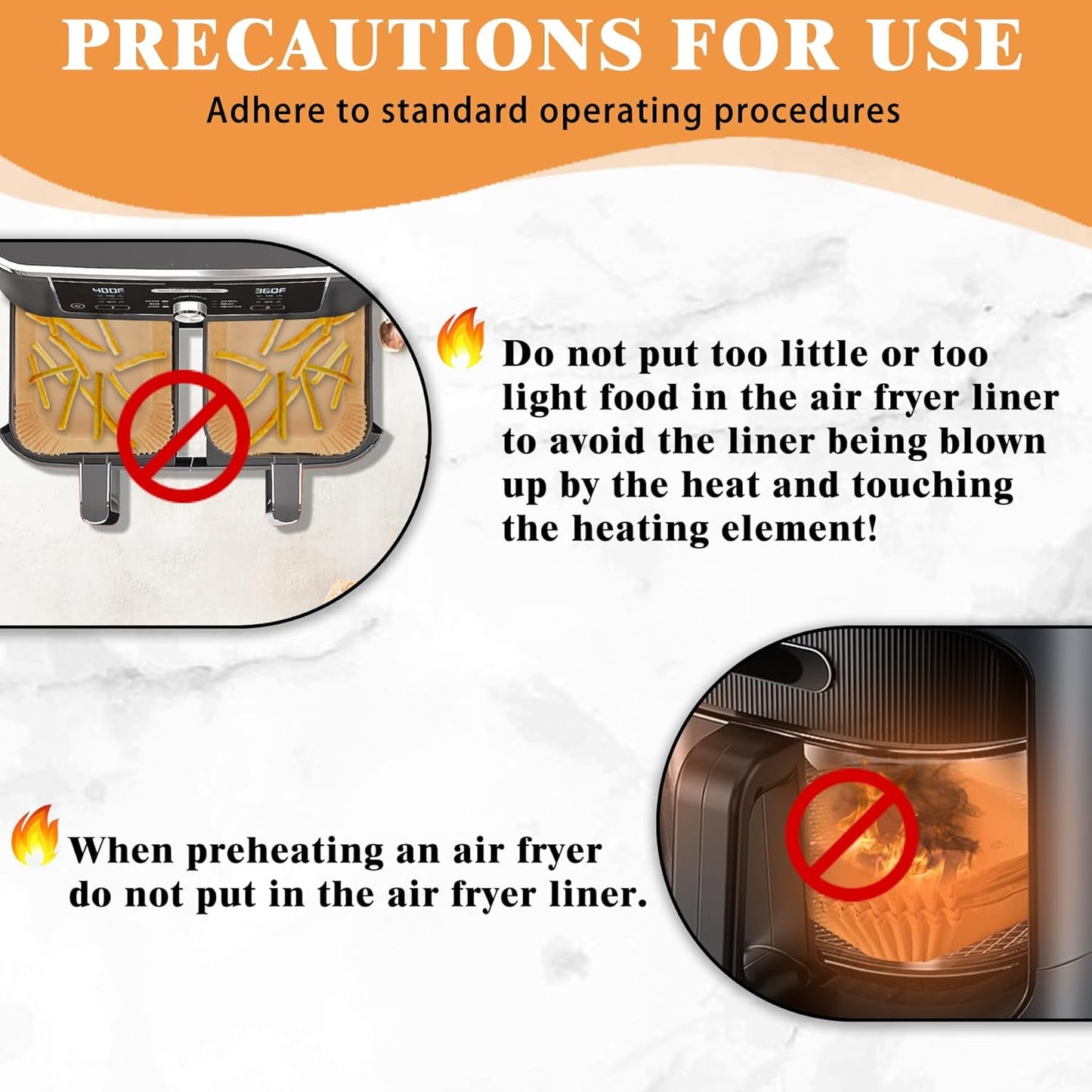 Air Fryer Disposable Paper Liners for Ninja Foodi DZ201 DZ401 FG551, 125 Pcs Rectanglar Parchment Cooking Oil-proof Liner for Airfryer, Microwave Oven, Frying Pan, Fryers Filters Sheets Baking Basket