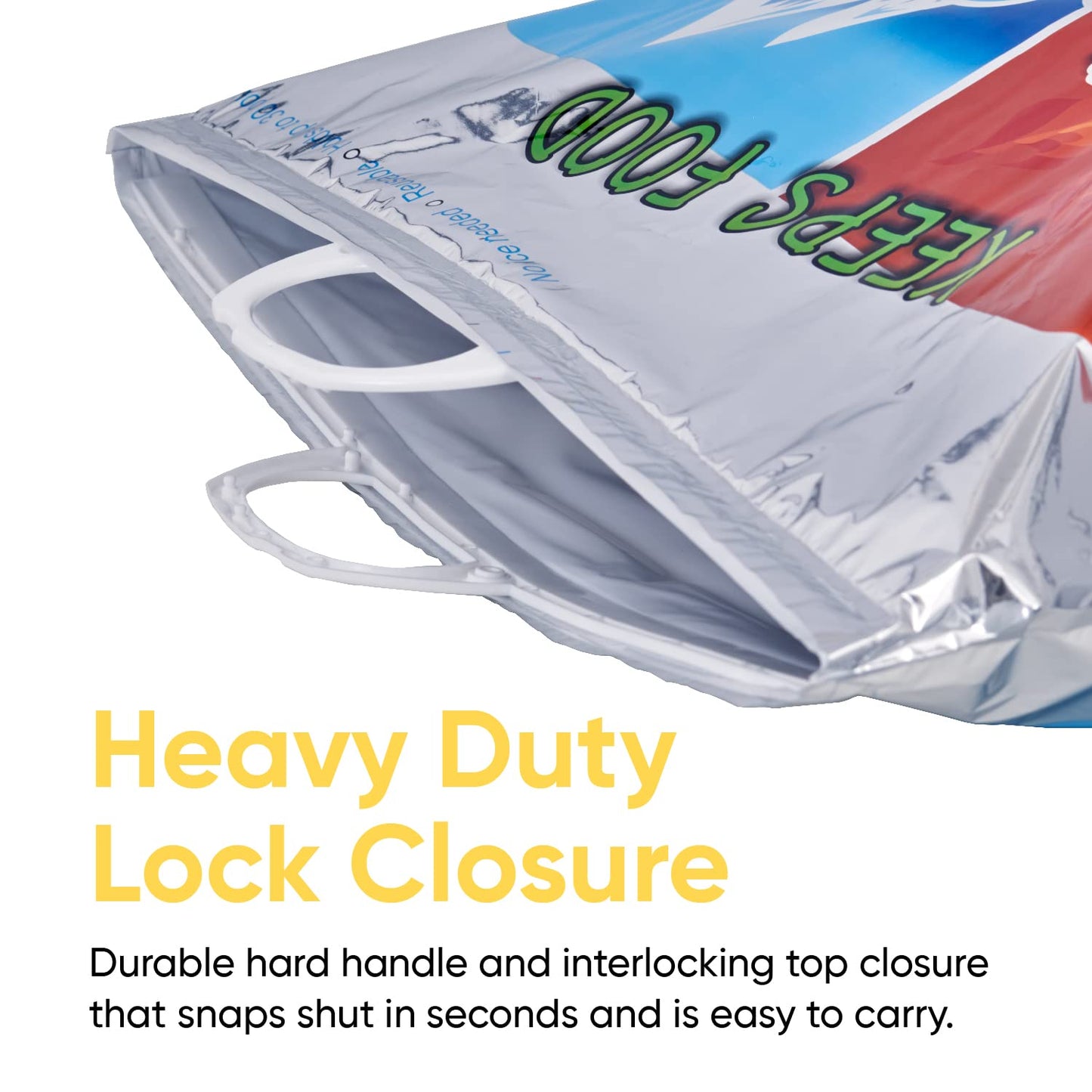 Superio Hot and Cold Insulated Bags for Food Delivery, Grocery Shopping Bags, Food Storage for Hot and Frozen Food for Travel, Disposable Cooler Bag, Reinforced Thermal Lunch Bag (3, 13.5"x17.5")