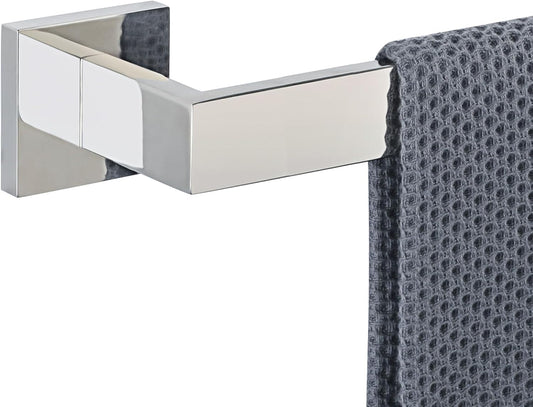 Alise Polished Chrome Towel Bars,15.75 Inch Towel Holder Towel Racks for Bathroom and Lavatory,SUS304 Stainless Steel Hand Towel Hanger Rail Wall Mount,Useable Length 13.98 Inch Towel Bar, GYT040-C