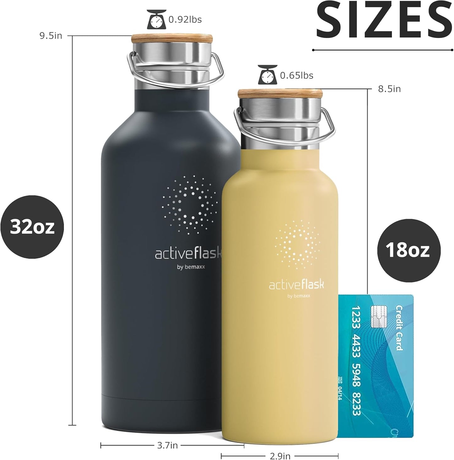 Stainless Steel Water Bottle with Straw, Infuser & 3 Lids: 18/32 OZ Leak-Proof Vacuum Insulated ACTIVE FLASK Drinking Bottles Hot Cold: Double Walled Outdoor Drink Thermo Mug Tea Coffee Sport Gym Bike