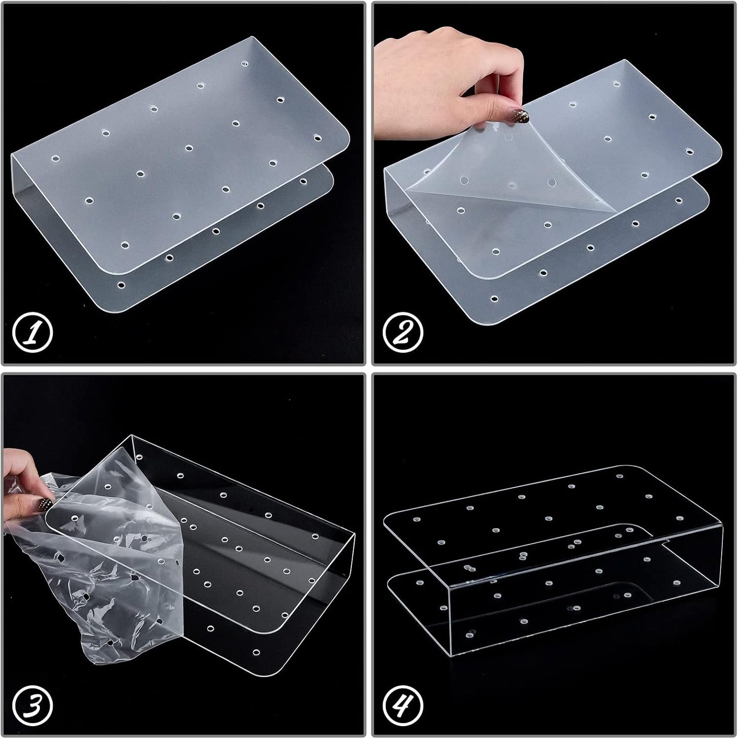 Kucoele Cake Pop Mold Set, Including 15 Hole Clear Acrylic Lollipop Display Stand Holder, 12 Cavity Blue Silicone Cake Pop Mold, Cake Pop Sticks Treats Bags and Twist Ties