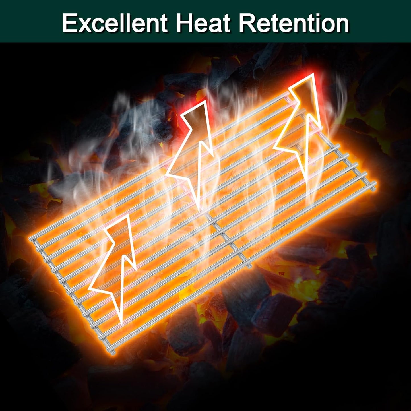 740-0780 Grill Grates Replacement Parts for Kitchenaid 720-0745A 720-0745B 720-0745 810-0021 Jenn-air Grill Parts 720-0727 720-0709B 720-0709 Perfect Flame 3019L LPG 3019LNG 3019L Cooking Grates