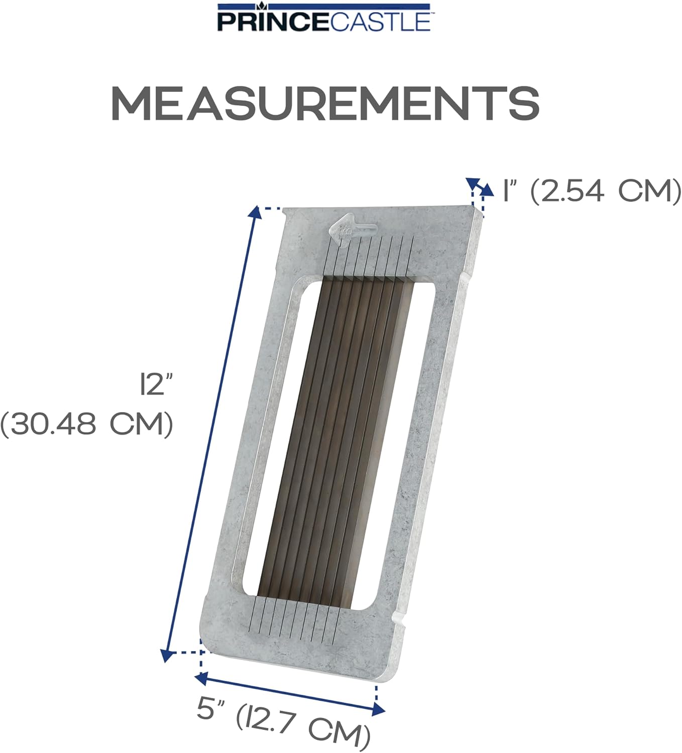 Prince Castle 1/4" Blade Cartridge for 943-B Tomato Saber, 9 Blades - Blade Replacement Cutter Blade for Cutting and Chopping Tomatoes, Fruits and More in Commercial Kitchens, Restaurants and More