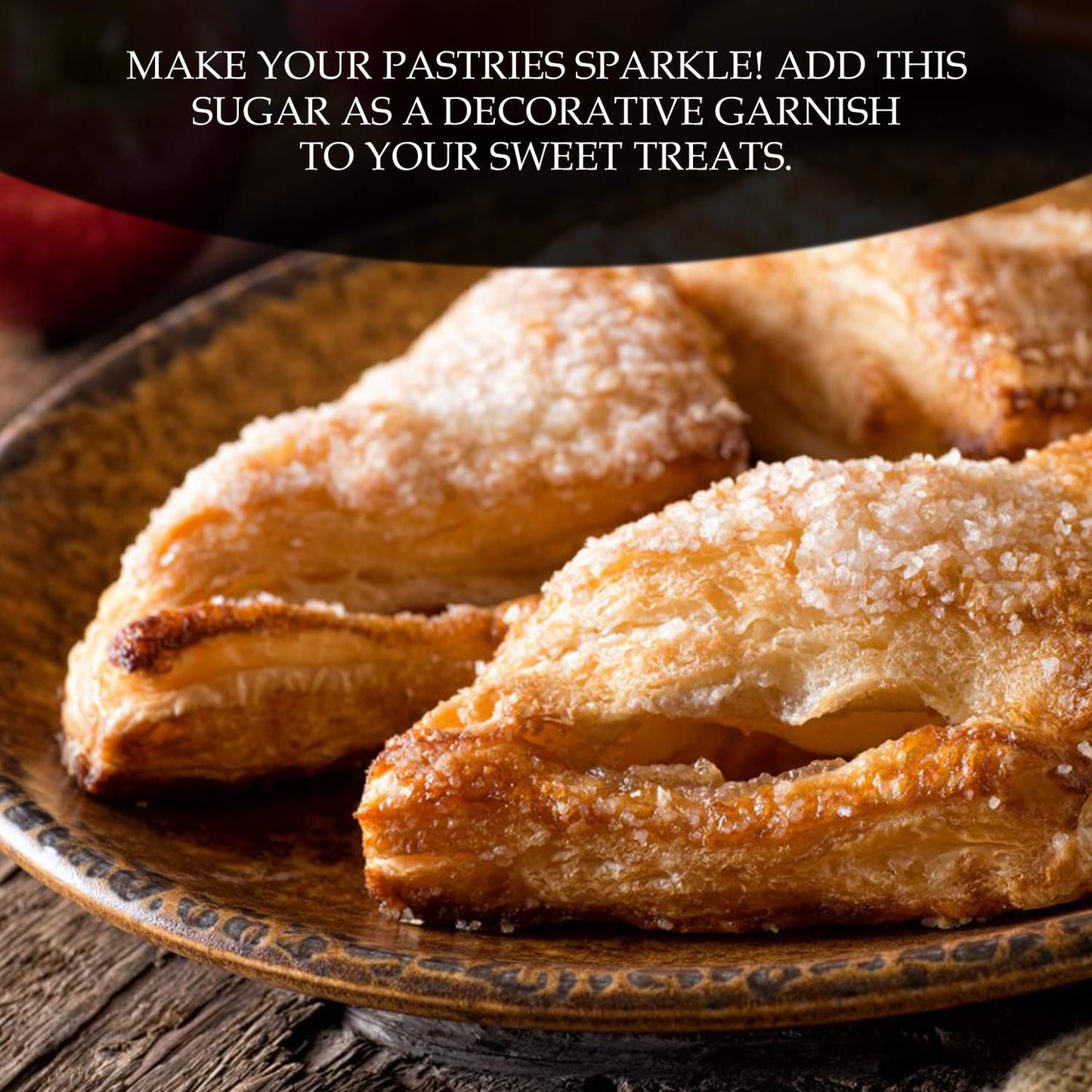 The Spice Lab Confectioners Sugar - Extra Coarse Sugar - 1 Pound - Con AA - Sugar Crystals for Baking and Cupcake Decorations - Excellent for Decorating Candy - Perfect for Bakeries