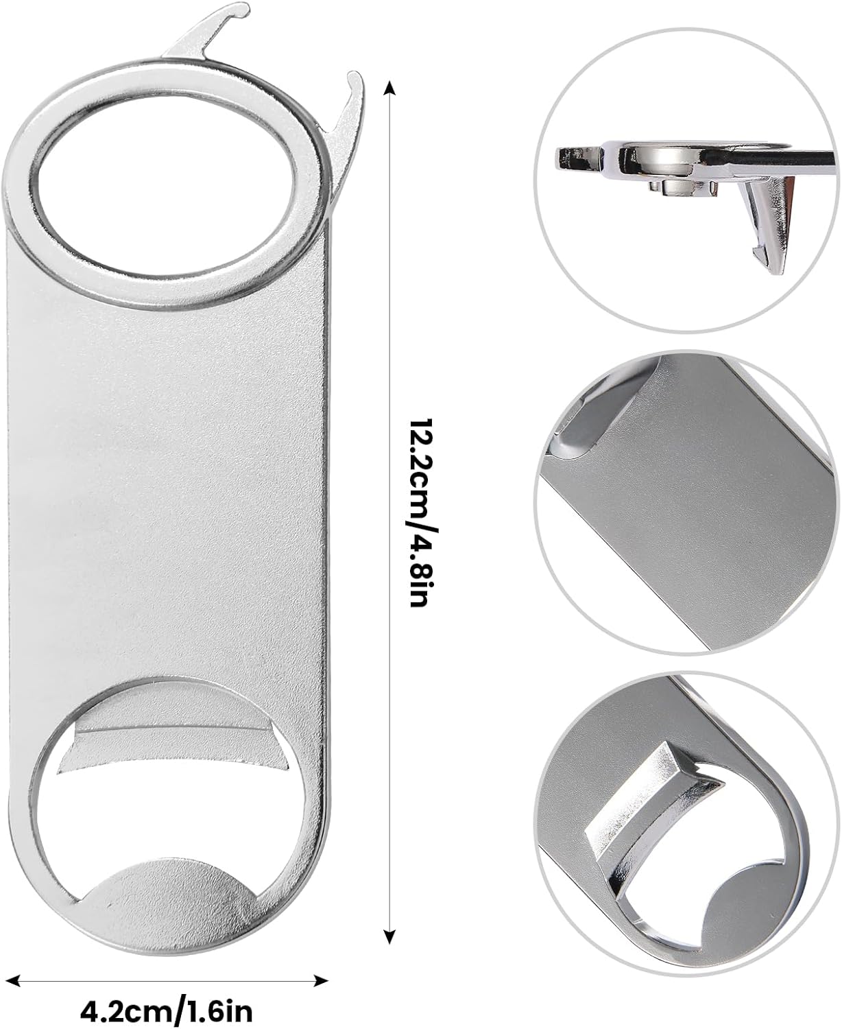 4 IN 1 Multi-Functional Jar Opener, Mason Jar Opener, Beer Bottle Opener, for Weak Hand & Seniors with Arthritis