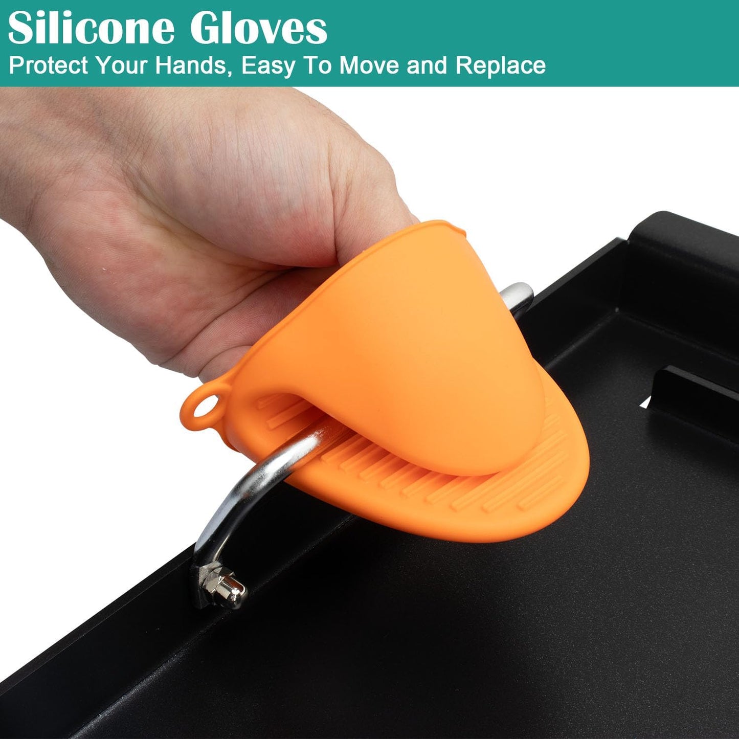 Full Size Griddle Inserts for Char-Broil Performance Convective 3 Burner Series, Flat Top Griddle for 463228622 463732823 463732623 463732923 Grill, Replace for G426-0005-W1