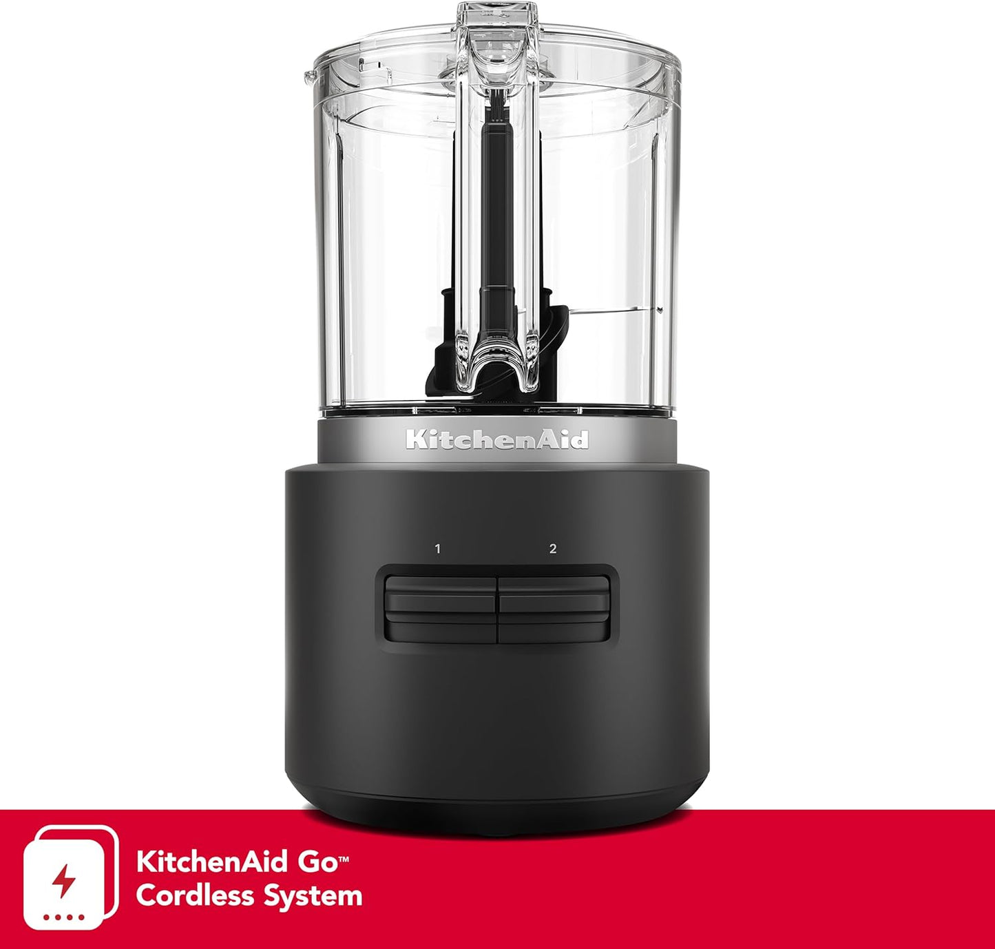 KitchenAid Go™ Cordless Food Chopper - battery sold separately, KFCR500, Black Matte
