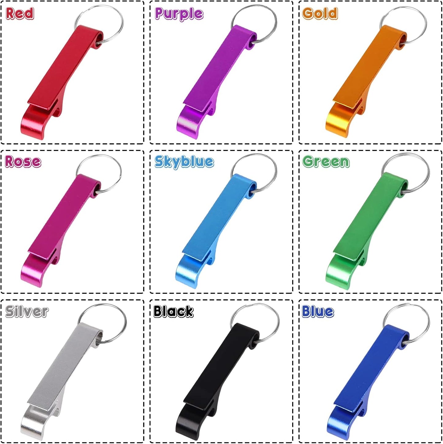 YanNanKe 10PCS Personalized Bottle Opener Keychain Bulk Custom Beer Bottle Opener with Logo Text Engraved Wedding Bottle Opener Favors Customized Gifts for Guests Baby Shower Birthday Party-Purple