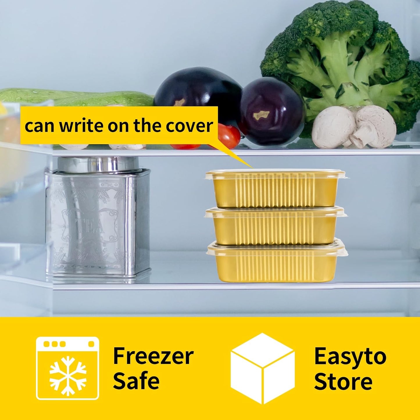 40 Pack 1.5 LB 7.2"×5"×1.8" Small Aluminum Pans with Lids Heavy Duty - 24oz Tin Foil Food Containers with Lids, Disposable Tin Foil Pans with Lids for Baking, Meal Prep, Freezer and Takeout