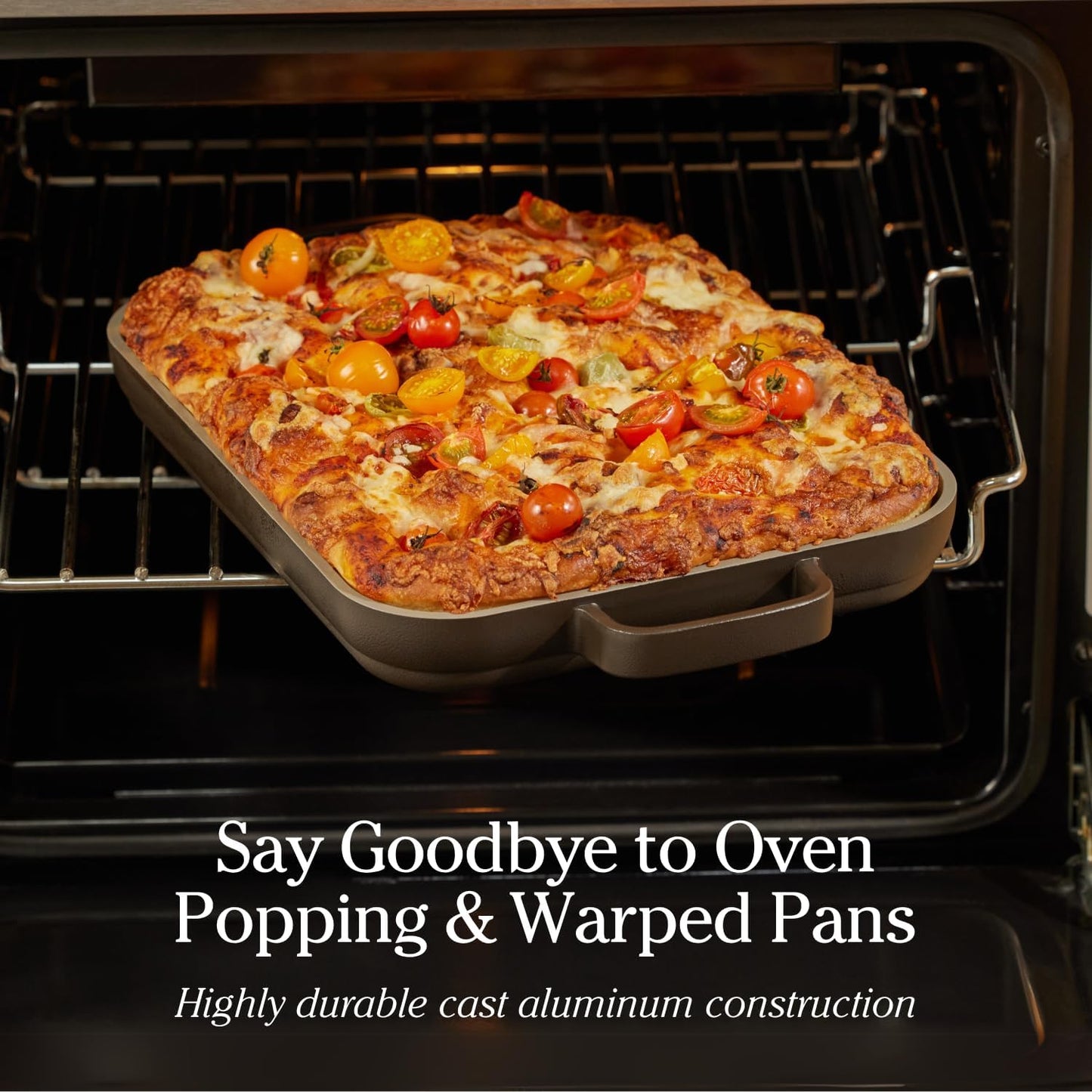 Our Place Mini Griddle Pan - 2 Quart Nonstick Ceramic Sheet Pan & Stovetop Griddle with Handles | Toxin-Free Cast Aluminum | Oven Safe up to 450°F | Char