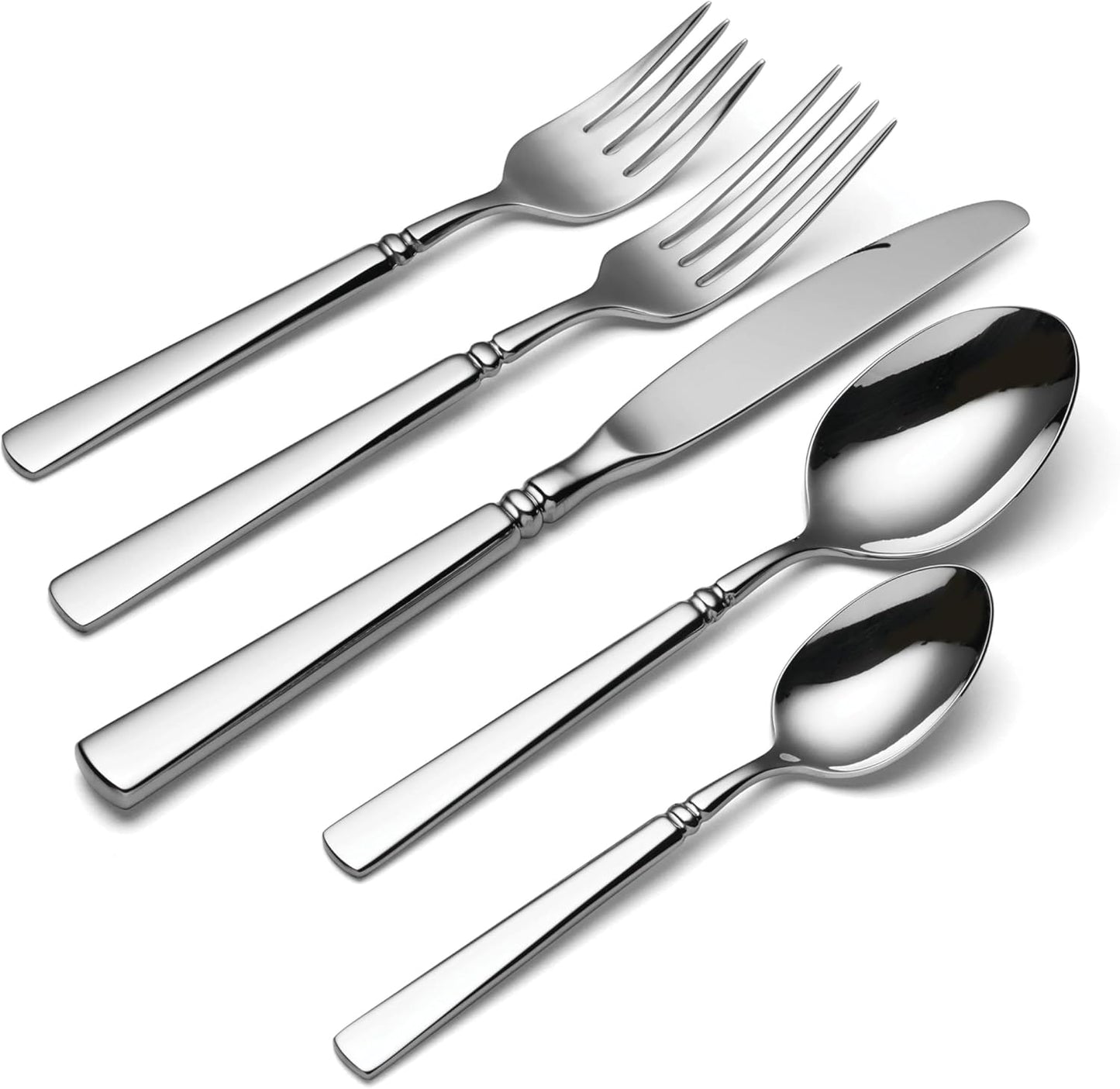 Oneida Easton Flatware, 5 Piece, Silver