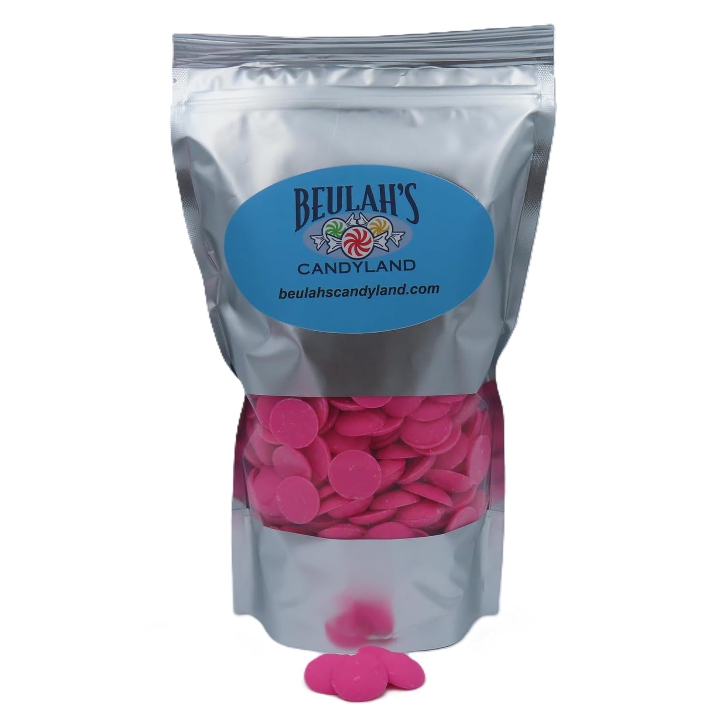 MERCKENS Coating Wafers, Pink Melting Chocolate, 2 Pound Package