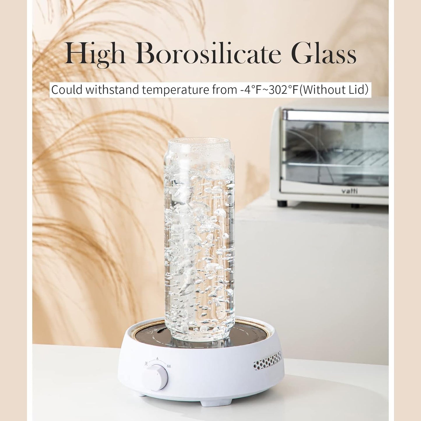 Glass Storage Containers Set, High Borosilicate Glass Jars with Wooden Lids Kitchen Food Canisters s for Coffee Beans/Sugar/Noodles/Nuts/Cookies/Pasta