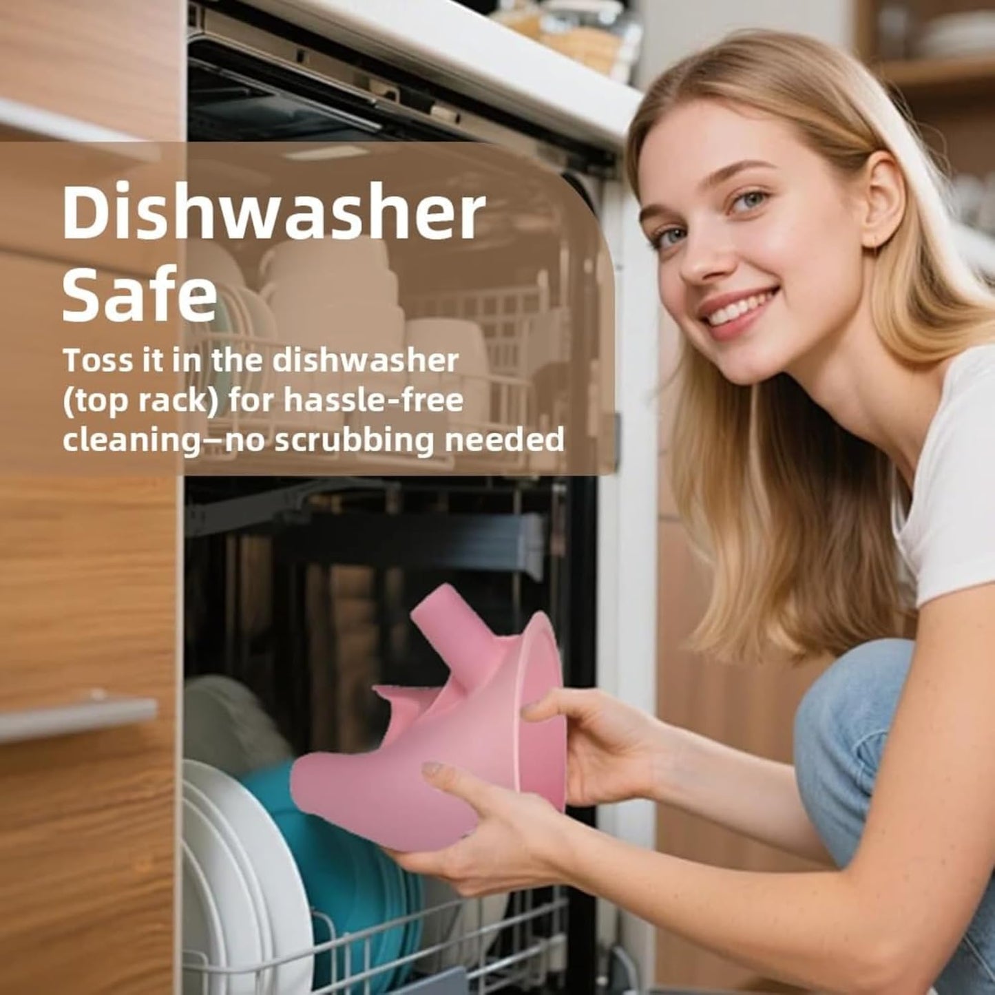 Flour Funnel for Kitchen Aid Mixer – Stand Mixer Attachment for KSM150 5-Quart Tilt-Head, Easy-Pour No-Mess Baking Tool, Fits Flour, Sugar & Egg Liquid, (Purple)