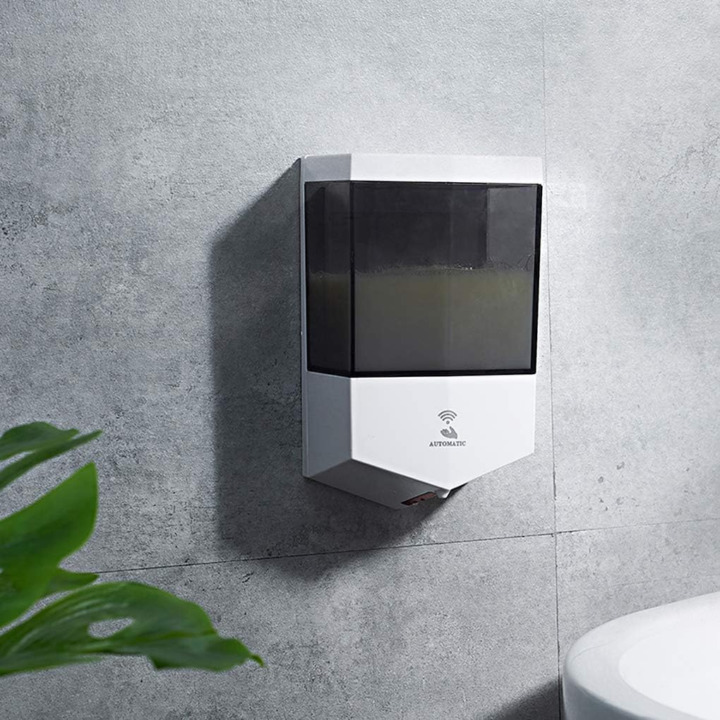 Evhome Automatic Soap Dispenser Wall Mounted Commercial Soap Dispenser Touchless Liquid Dish Soap Dispenser for Hotel, Offices, Schools, Kitchen, Bath - 20.3oz/600ml, Plastic (600ML-S)