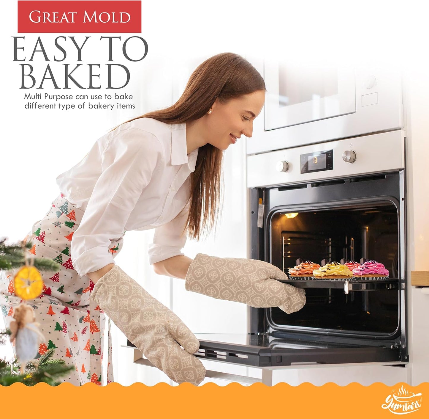 4 Inch Round Tart Pan 8 Pieces, False Bottom Pie Pan, Deep Fluted Tart and Quiche Pan with Removable Bottom - Non-Stick Tart Pan