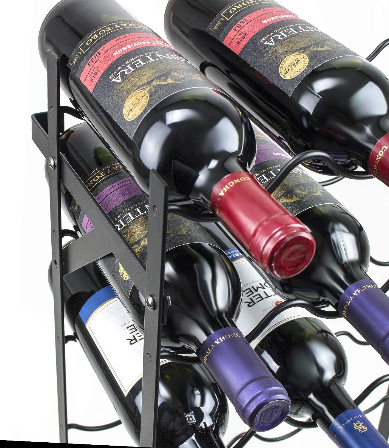 Sorbus Wine Rack Freestanding Floor - Wine Bottle Holder Holds 150 Bottles of Wine - 150 Bottle Capacity Wine Storage for Any Bar, Wine Cellar, Kitchen, Dining Room