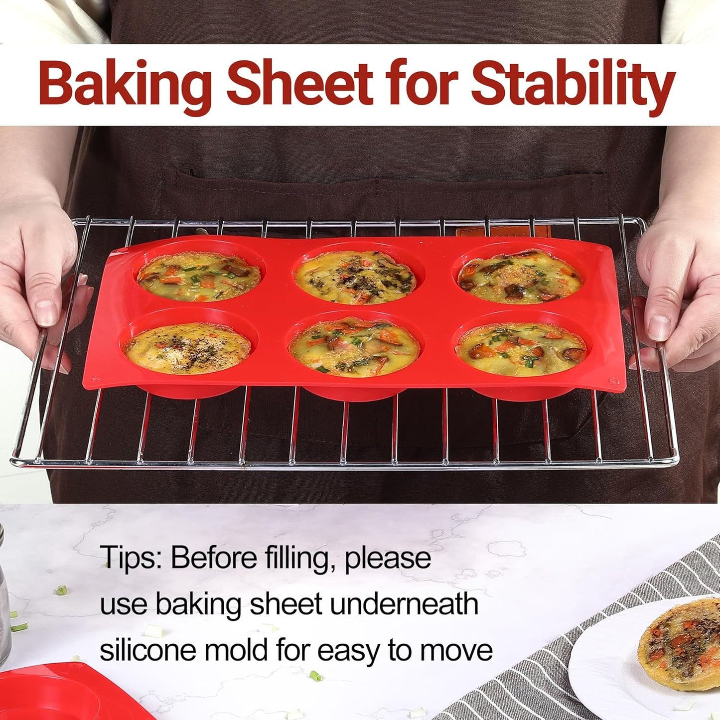 Silicone Egg Sandwich Molds, 3 Inch Muffin Top Pan Non Stick Mold for Breakfast Sandwiches, 2 Pack Whoopie Pie Pan, Circle Mold for Baking English Muffins, Egg Sandwich, Whoopie Pies