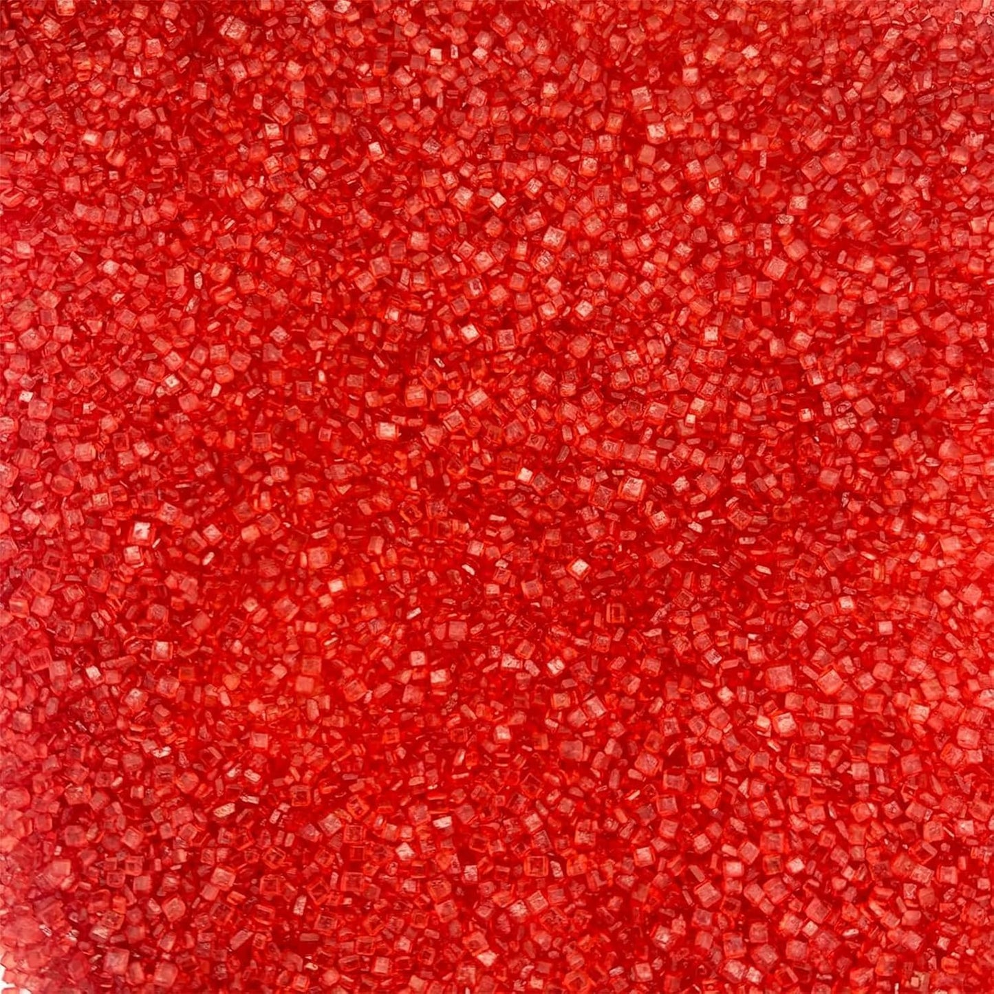Sentovac Red Sanding Sugar for Baking Edible Sparkling Sugar Sprinkles Coarse Sugar Crystals for Baking Topping Cake Cookie Cupcake Topper Ice Cream Decoration Supplies 3.2 OZ