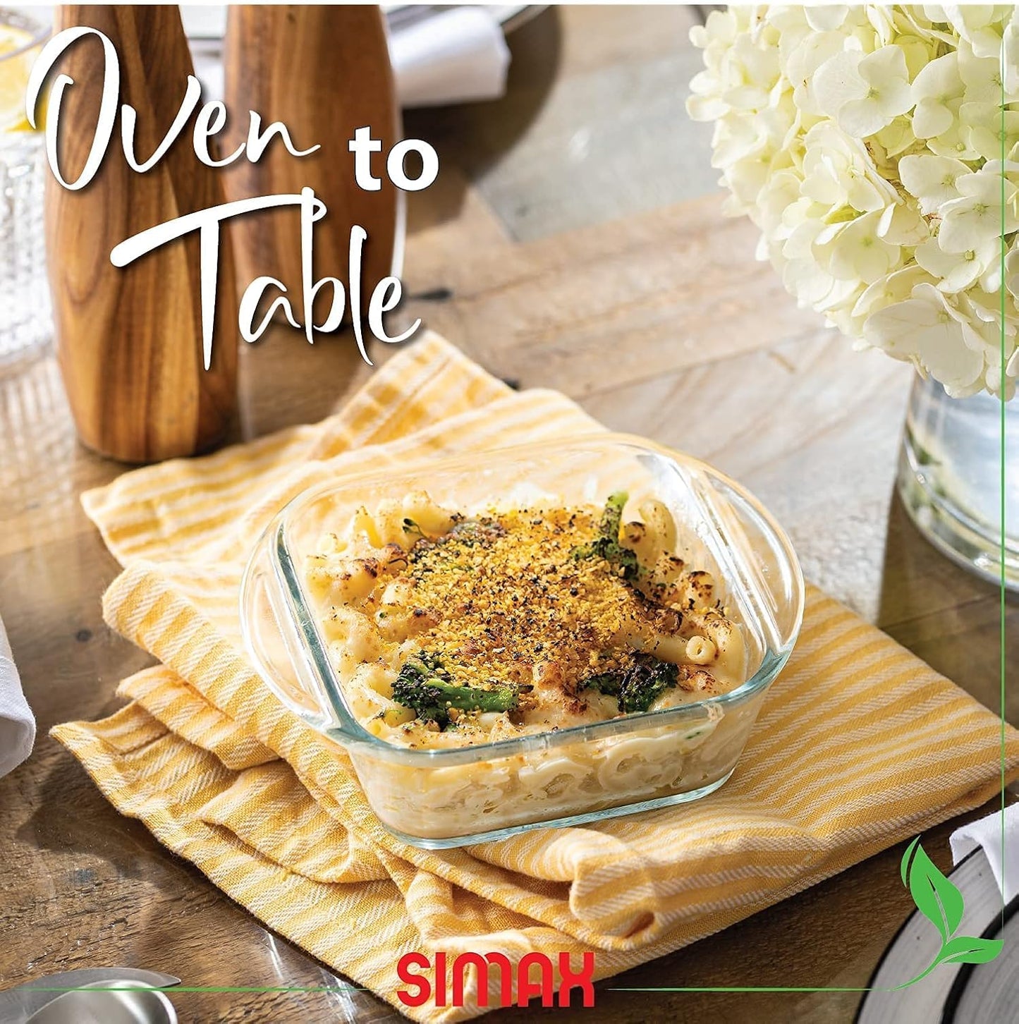 Simax Casserole Dish For Oven, 10 Ounce Mini Glass Baking Dish With Lid, Small, Personal Sized Bakeware and Cookware, Great for Storage, Microwave, Oven, And Dishwasher Safe Borosilicate Glass Dish