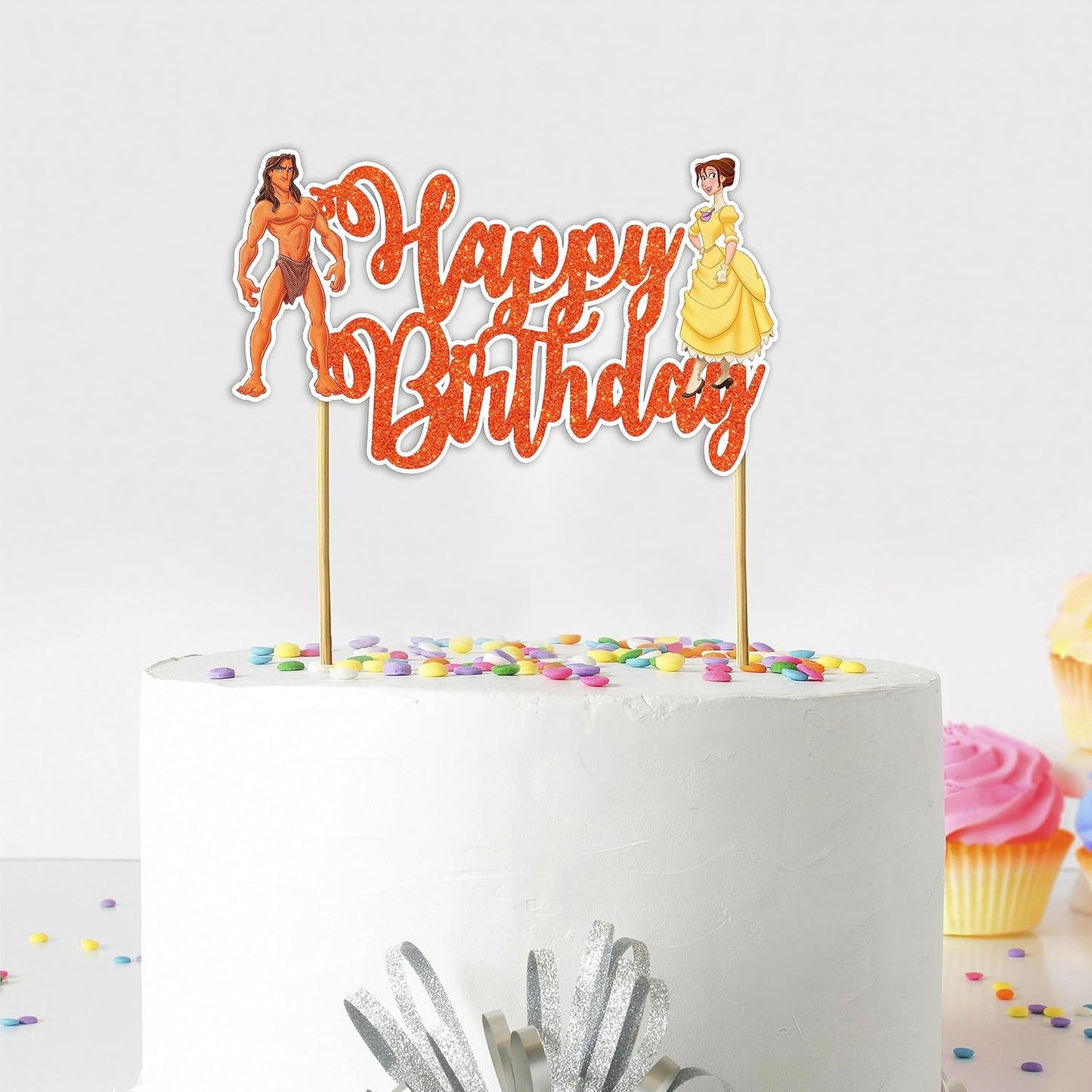Seyal® Tarzn Happy Birthday Cake Topper