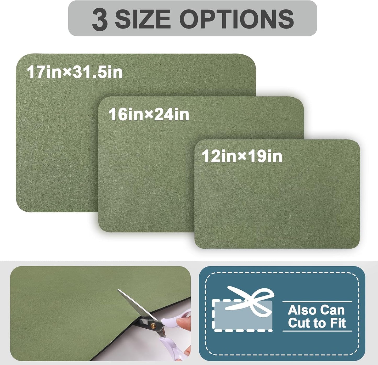 Coffee Mat - Absorbent Hide Stain Rubber Backed Dish Drying Mat for Kitchen Counter - Bar Mats for Countertops Accessories Fit Under Coffee Maker Espresso Machine