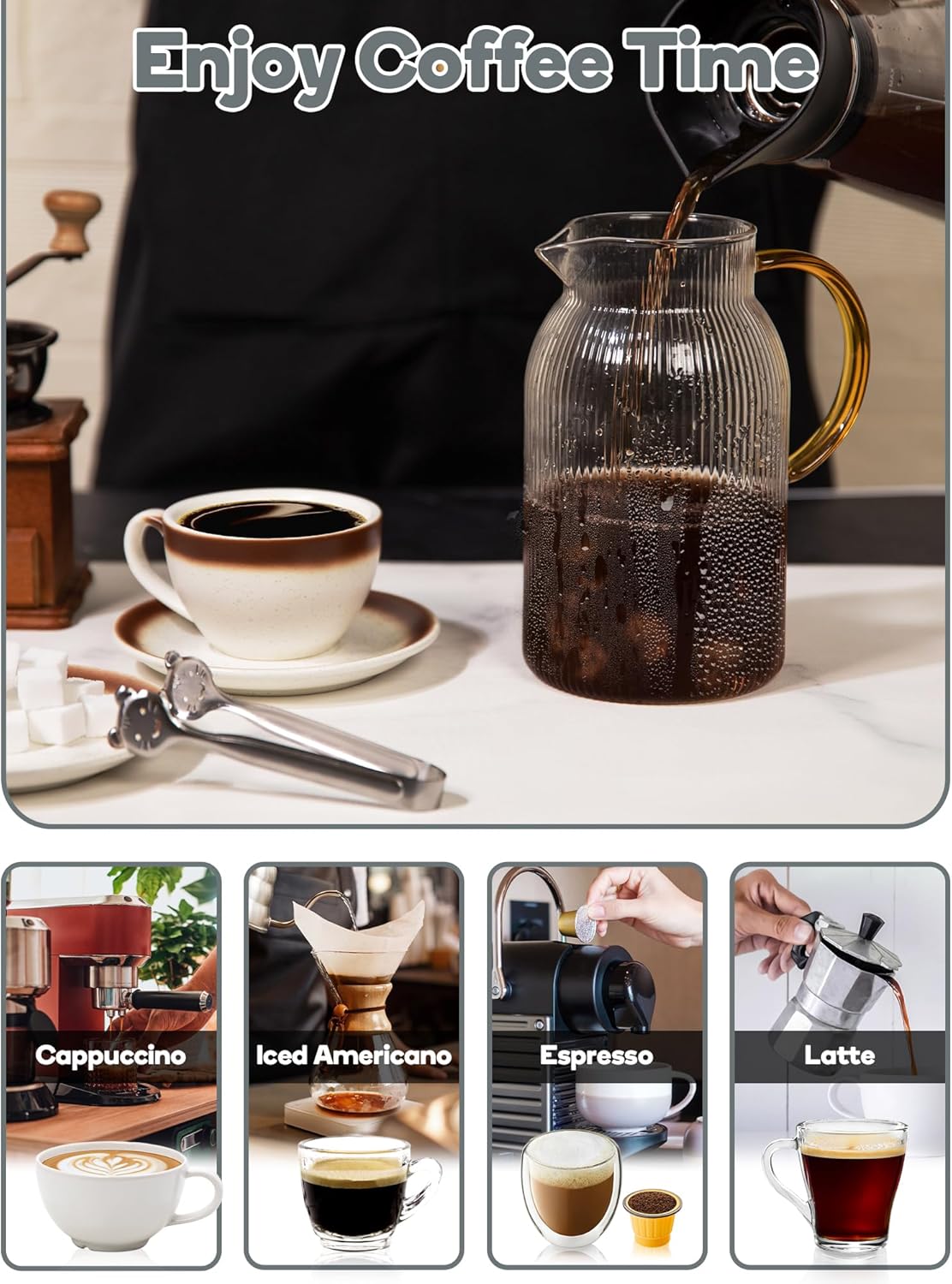 SUEH DESIGN Coffee Mat, Absorbent Dish Drying Mat 23.6 x 15.7 in Quick Dry Coffee Mat Large Drying Mats for Kitchen Counter Coffee Bar, Marble White