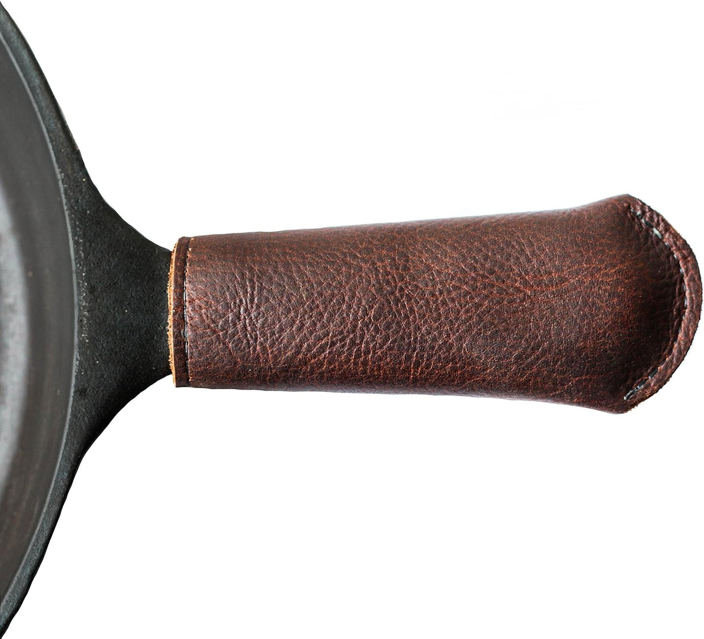 Leather Cast Iron Pan Handle Cover (Standard 4.5")