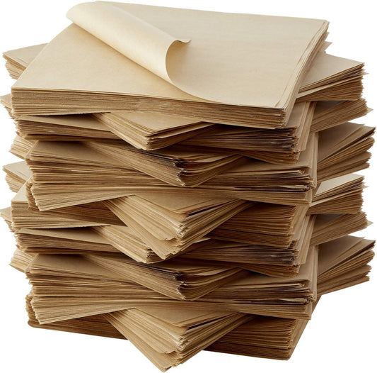 Eco Friendly, Grease Proof 12" x 12" Deli Wrap 2000 Pk. Best Kraft Food Wrapping Paper Sheets for Picnic, Festival, Fair or BBQ. Perfect Liner for Tray, Basket or Boat. Quality Bulk Restaurant Supply
