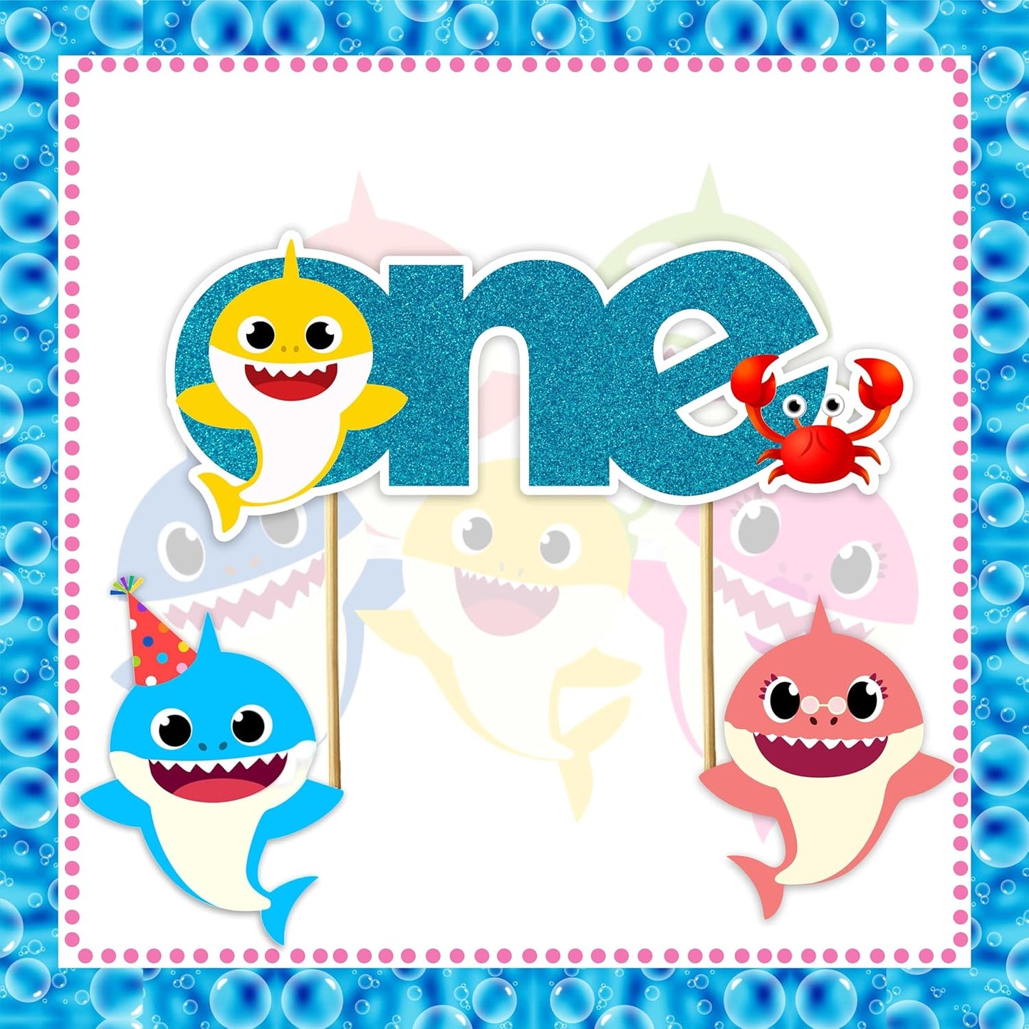 Seyal® Bby Shrk One Cake Topper